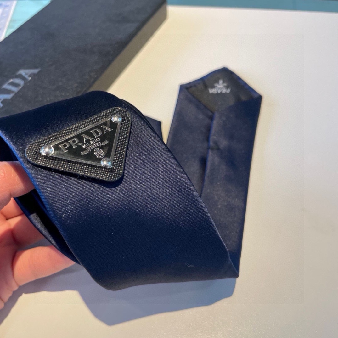 Prada Prada Logo Tie - 