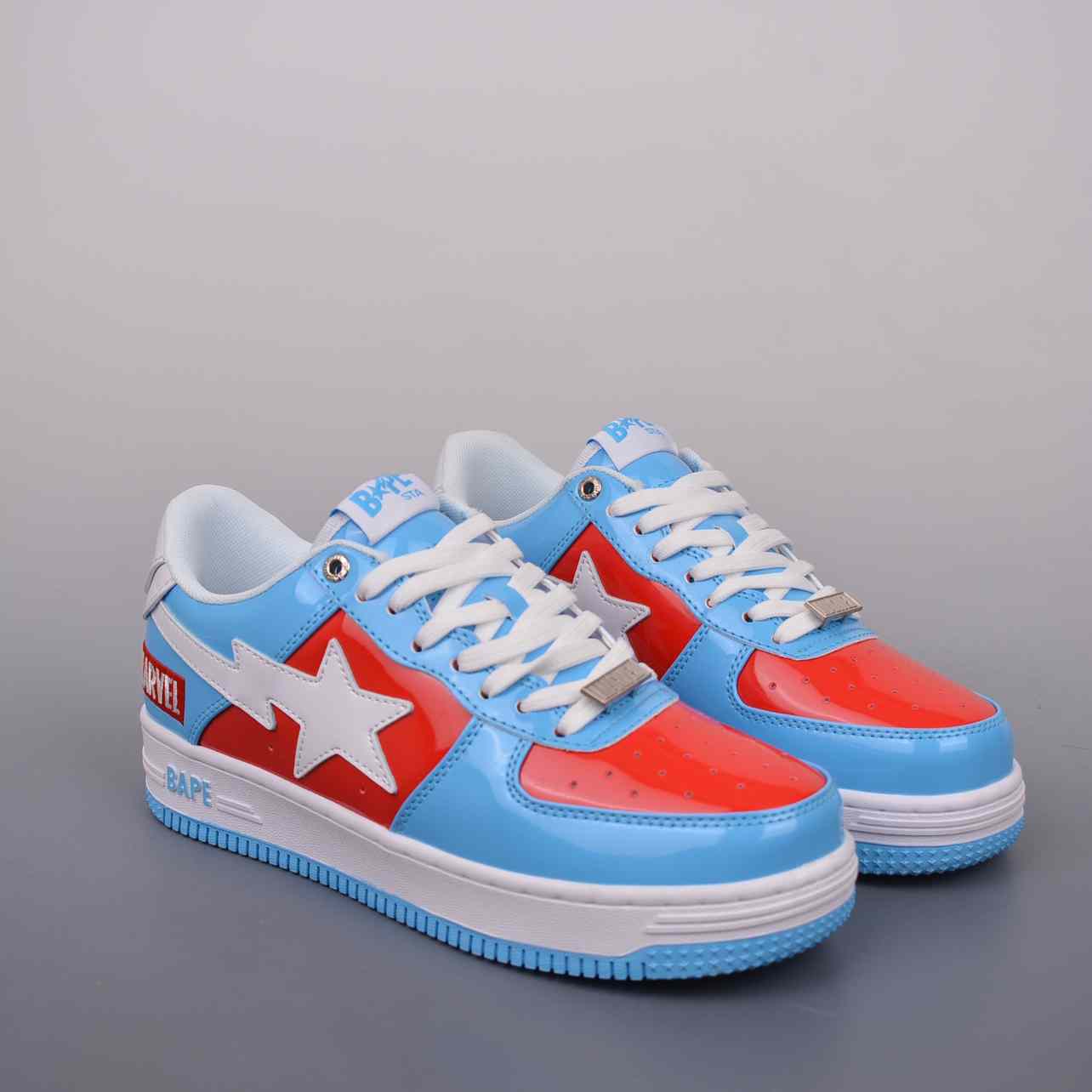 Bapesta X Marvel "Captain America" Sneaker  - DesignerGu
