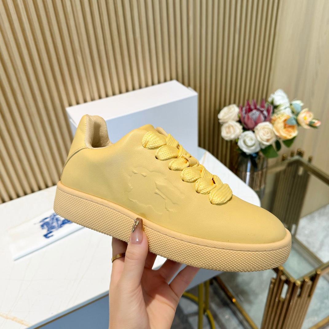 Burberry Leather Box Sneakers - DesignerGu