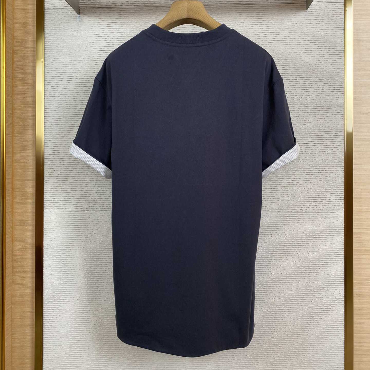 Bottega Veneta Double Layer Striped Cotton T-Shirt - 