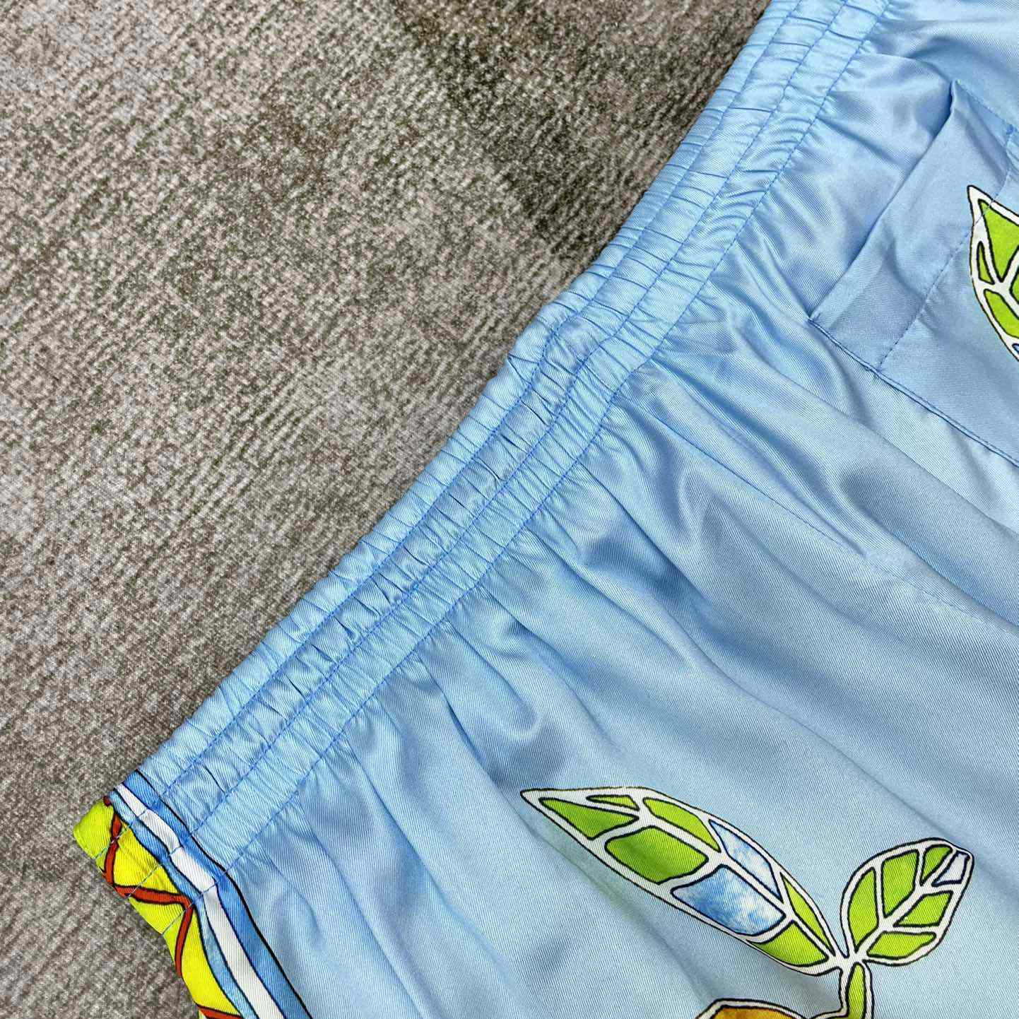 Casablanca Silk Shorts With Drawstrings    CA3487 - 