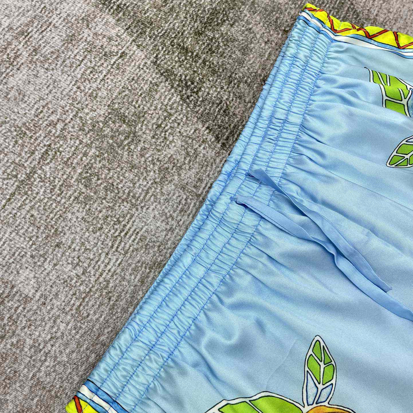 Casablanca Silk Shorts With Drawstrings    CA3487 - 