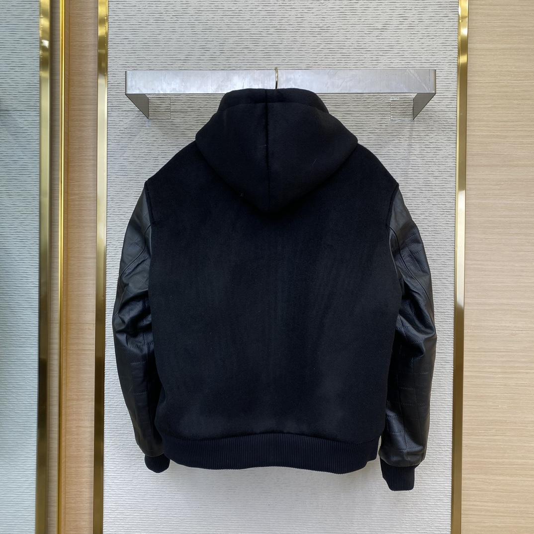 Louis Vuitton Mix Leather Hooded Blouson   1AFIRA - 