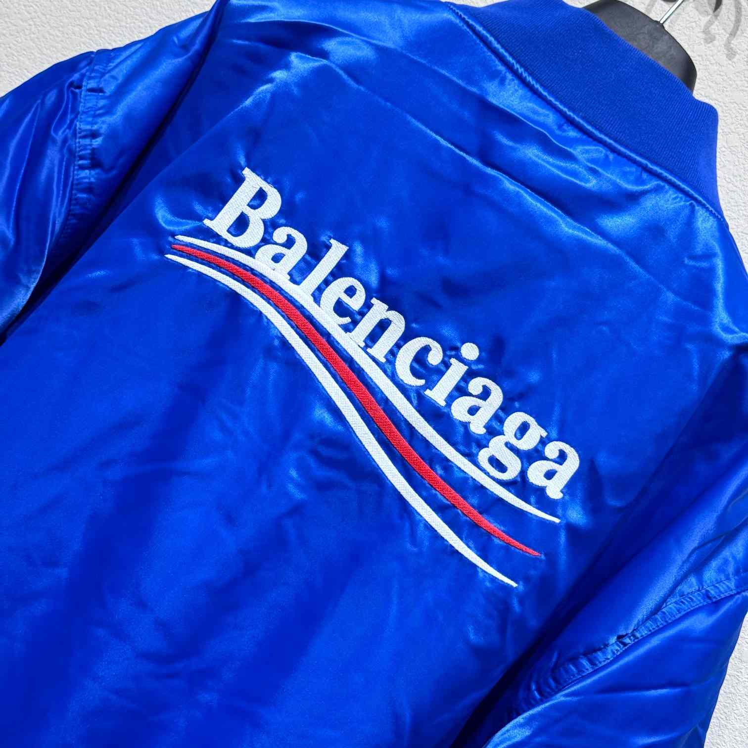 Balenciaga Embroidered-logo Bomber Jacket - 