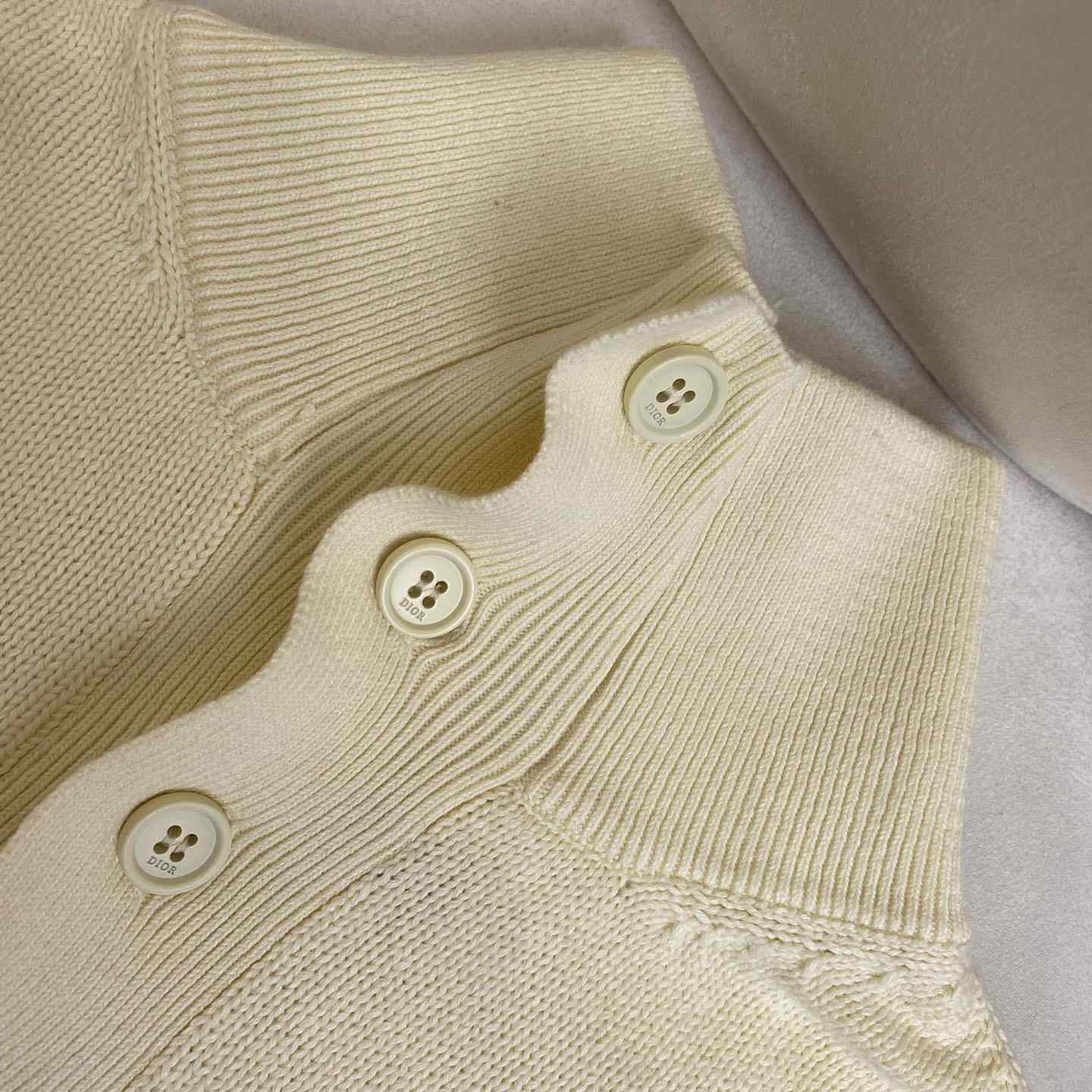 Dior Sweater White Cotton Jersey  - 