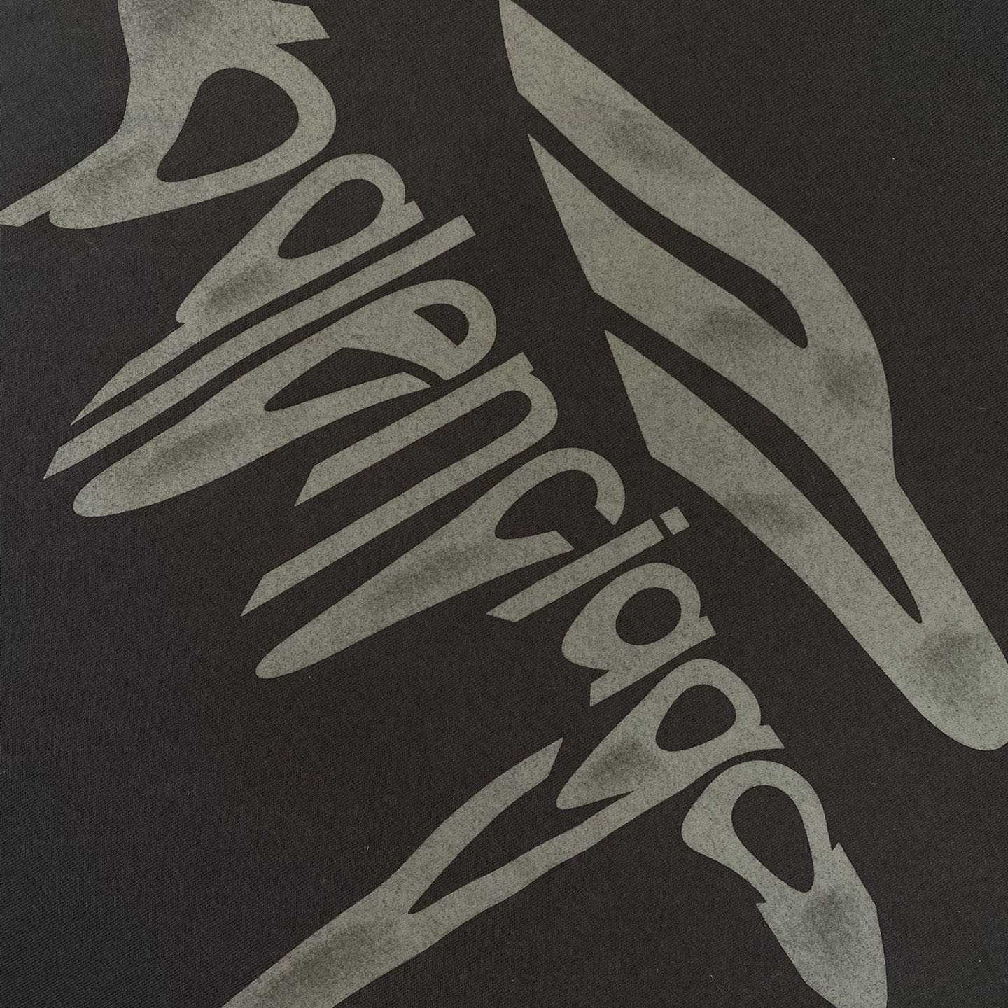 Balenciaga 3B Liquefied T-Shirt Oversized In Faded Black - 