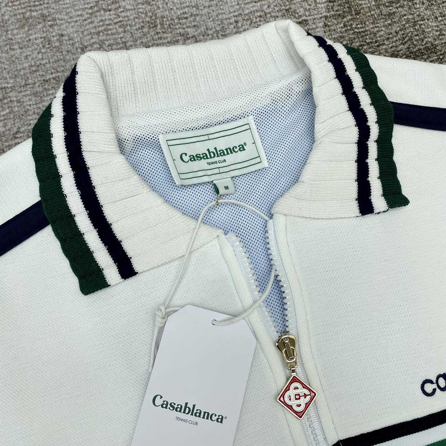 Casablanca Logo-embroidered Panelled Track Jacket   c880 - 