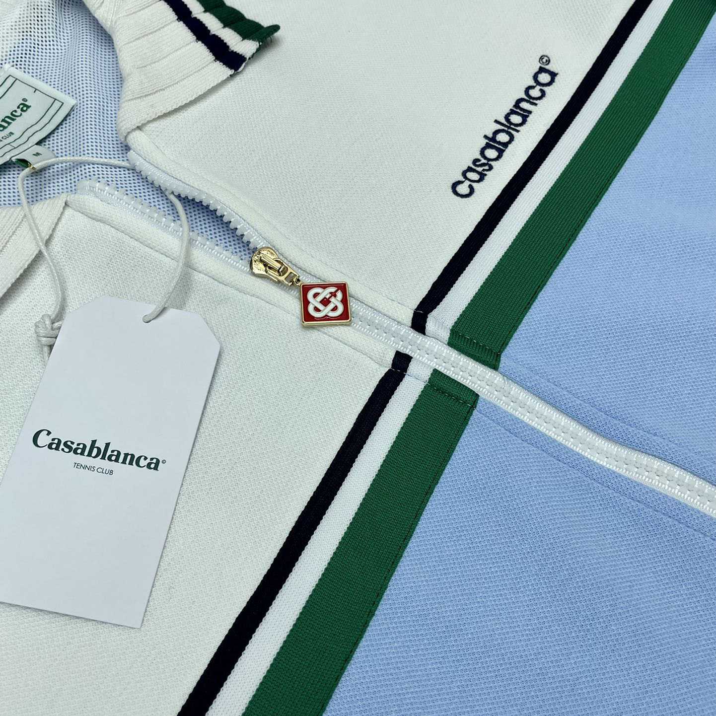 Casablanca Logo-embroidered Panelled Track Jacket   c880 - 