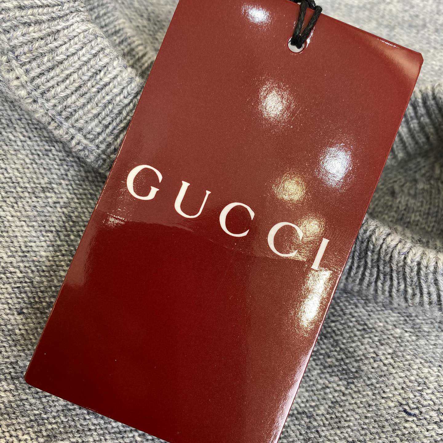 Gucci Wool Cashmere Sweater With Intarsia - 