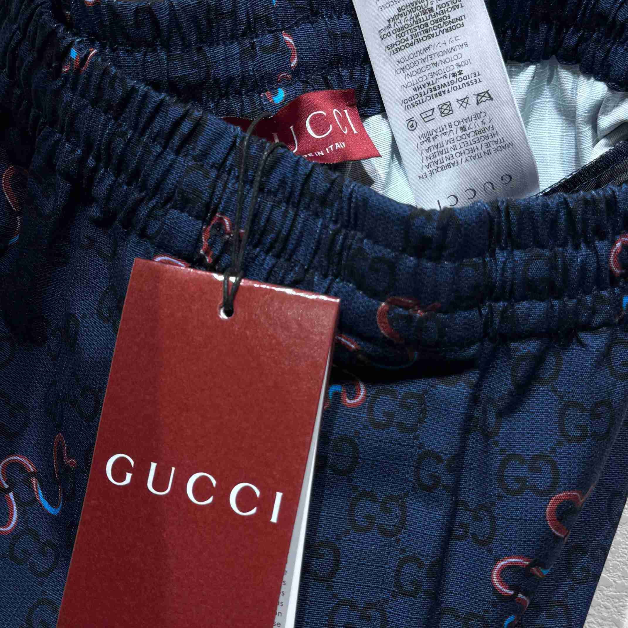 Gucci Printed Cotton Ripstop Shorts - DesignerGu