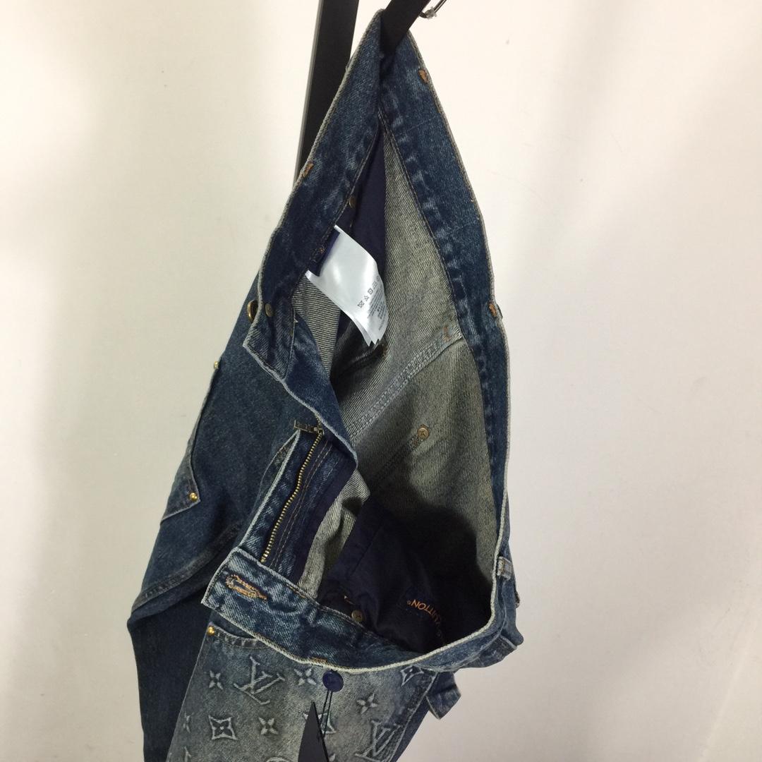 Louis Vuitton Monogram Carpenter Jeans - DesignerGu
