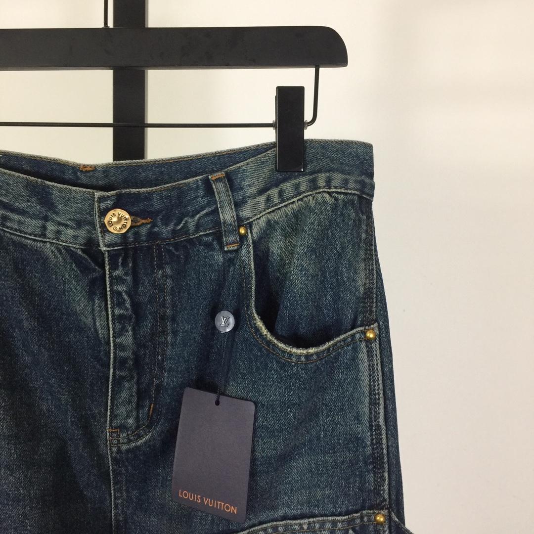 Louis Vuitton Monogram Carpenter Jeans - DesignerGu