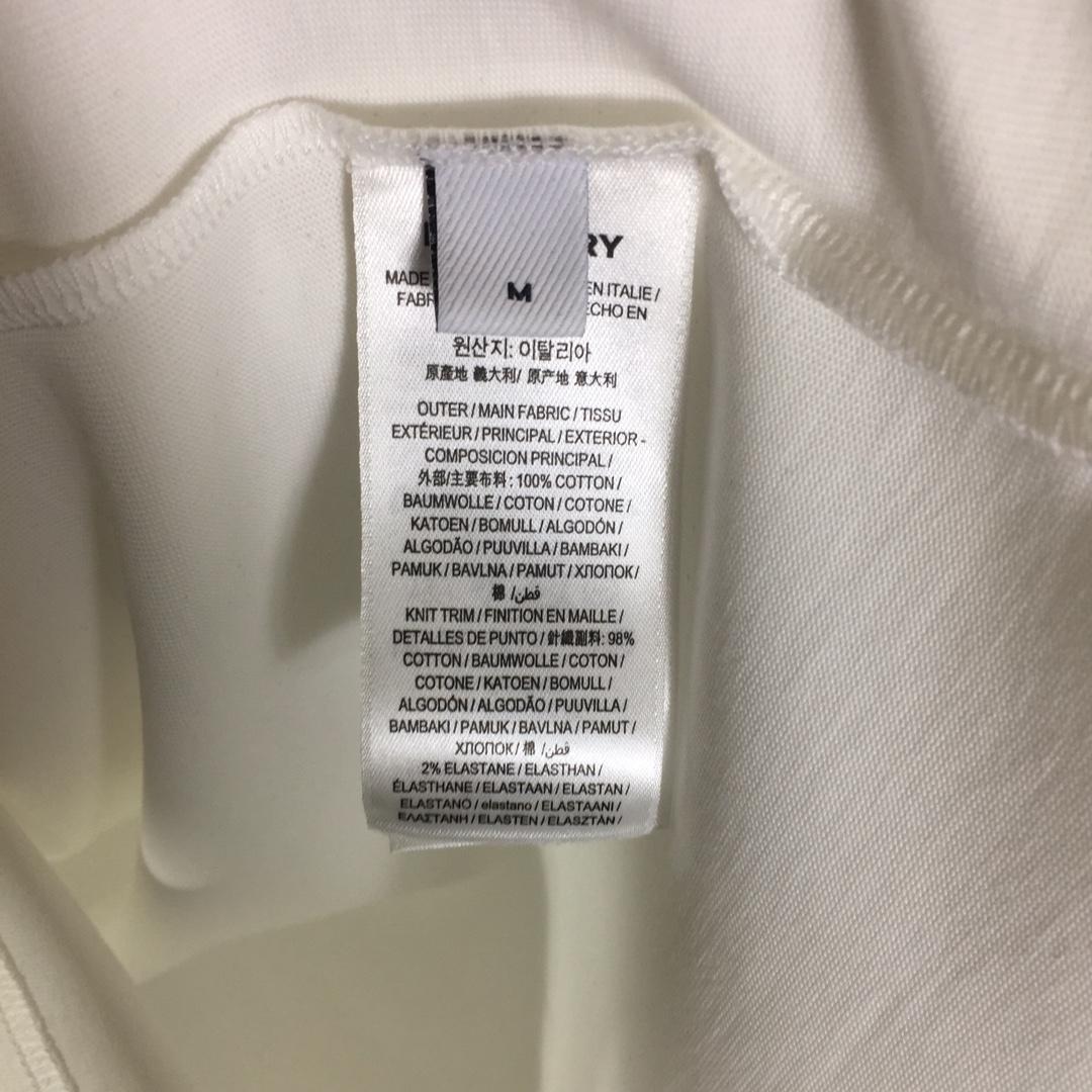 Burberry Embroidered TB Lettering Cotton T-shirt - 