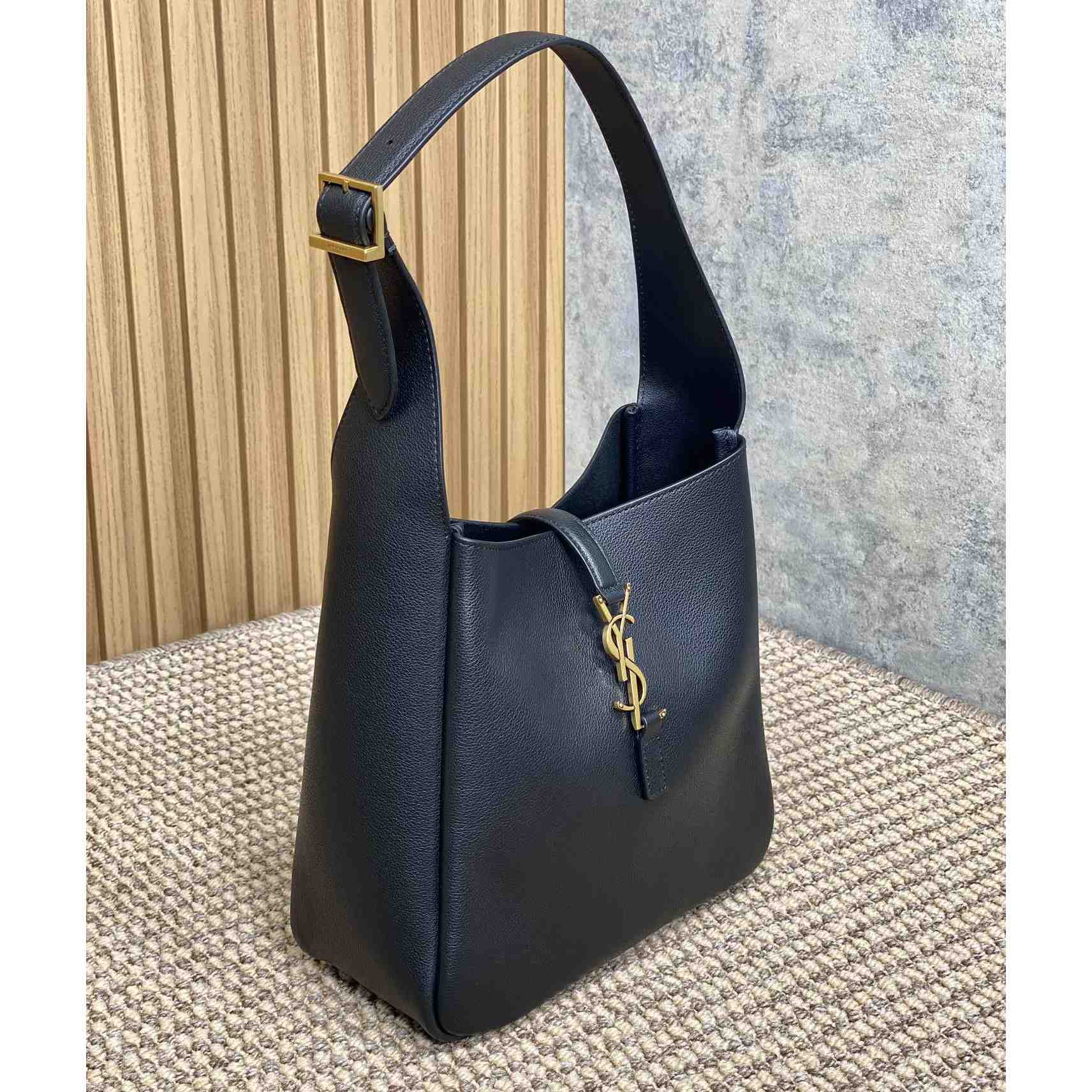 Saint Laurent LE 5 À 7 Supple Small In Grained Leather - DesignerGu