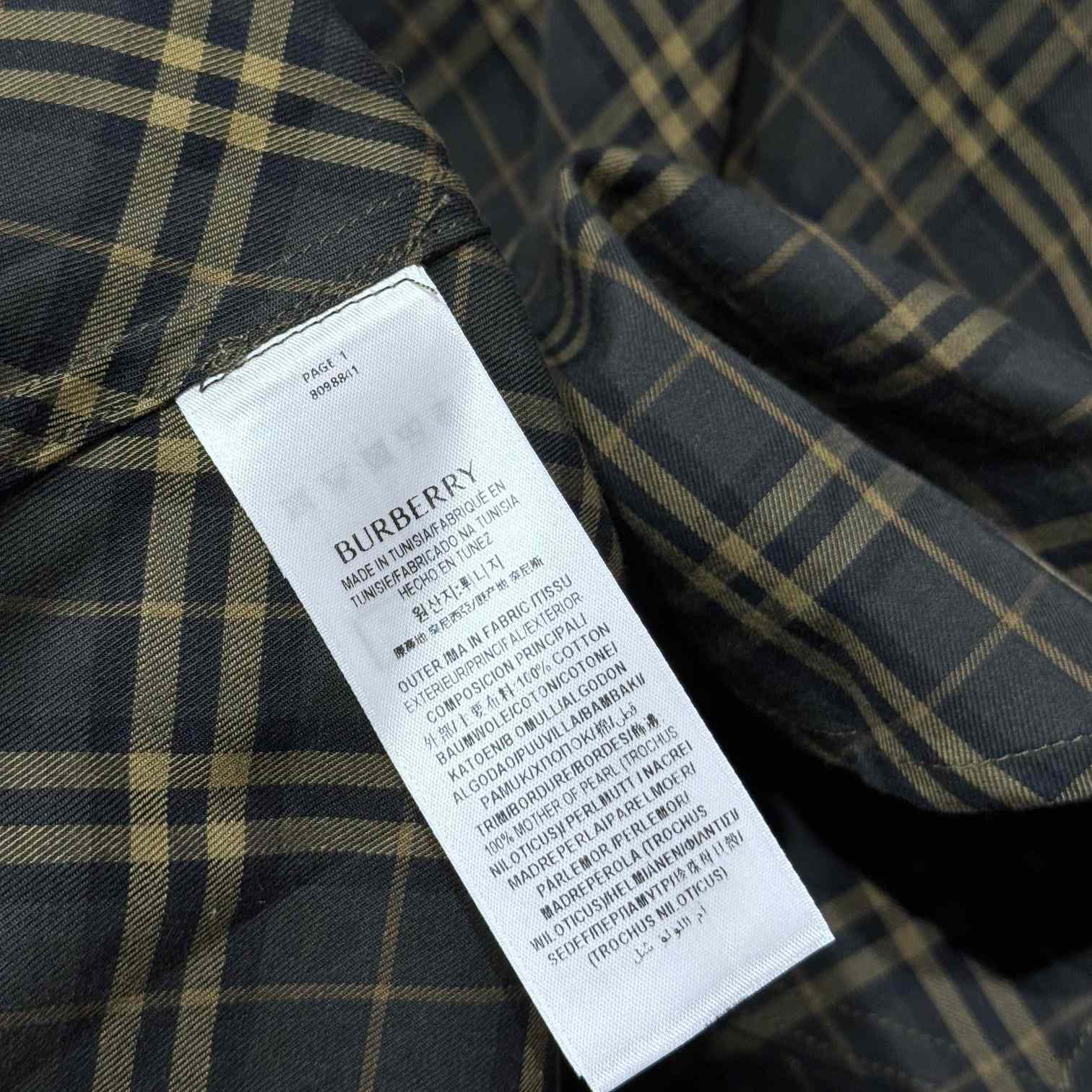 Burberry Regular Fit Check Cotton Shirt - DesignerGu