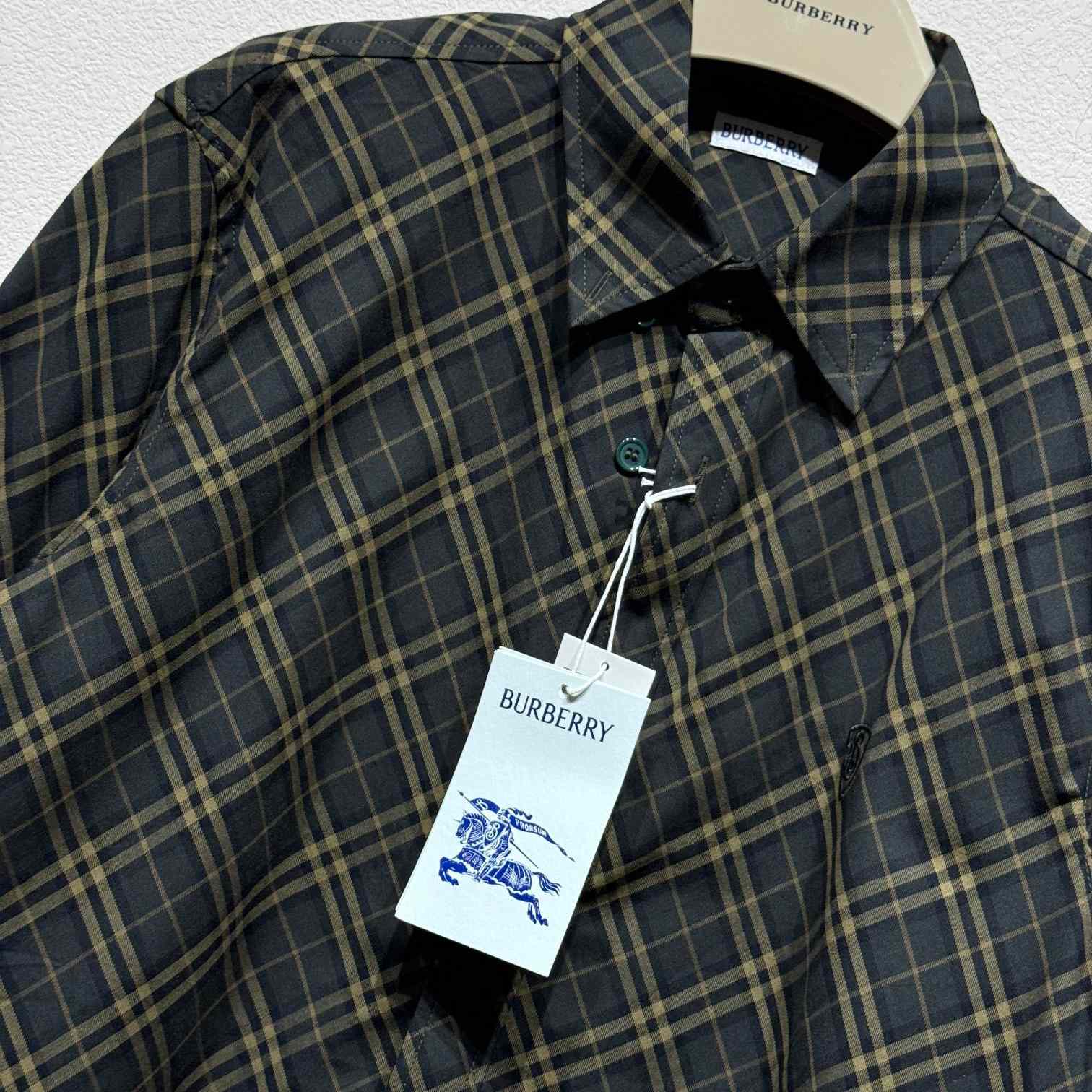 Burberry Regular Fit Check Cotton Shirt - DesignerGu