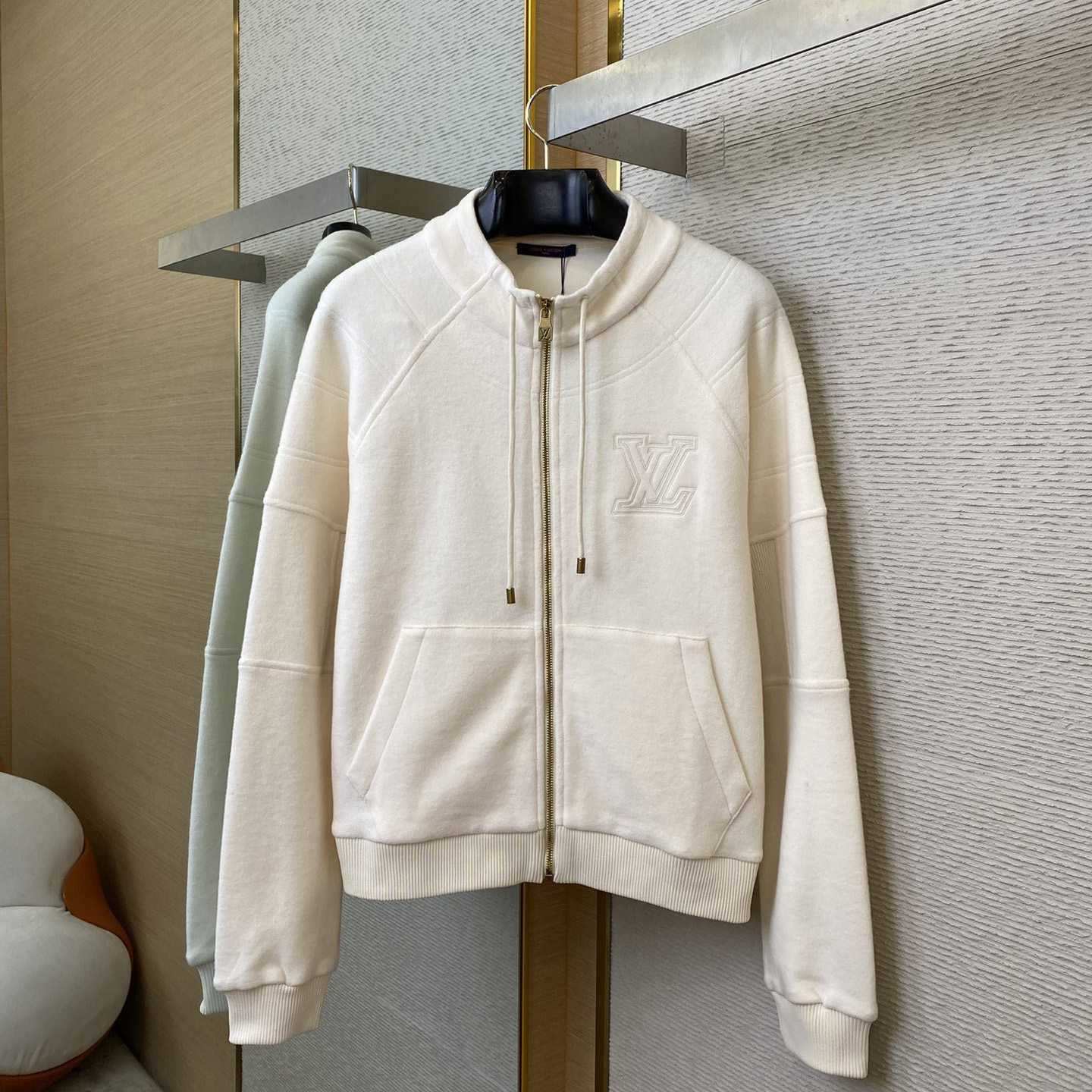 Louis Vuitton Quilted Textured Wool Blouson   1AGJXF - DesignerGu