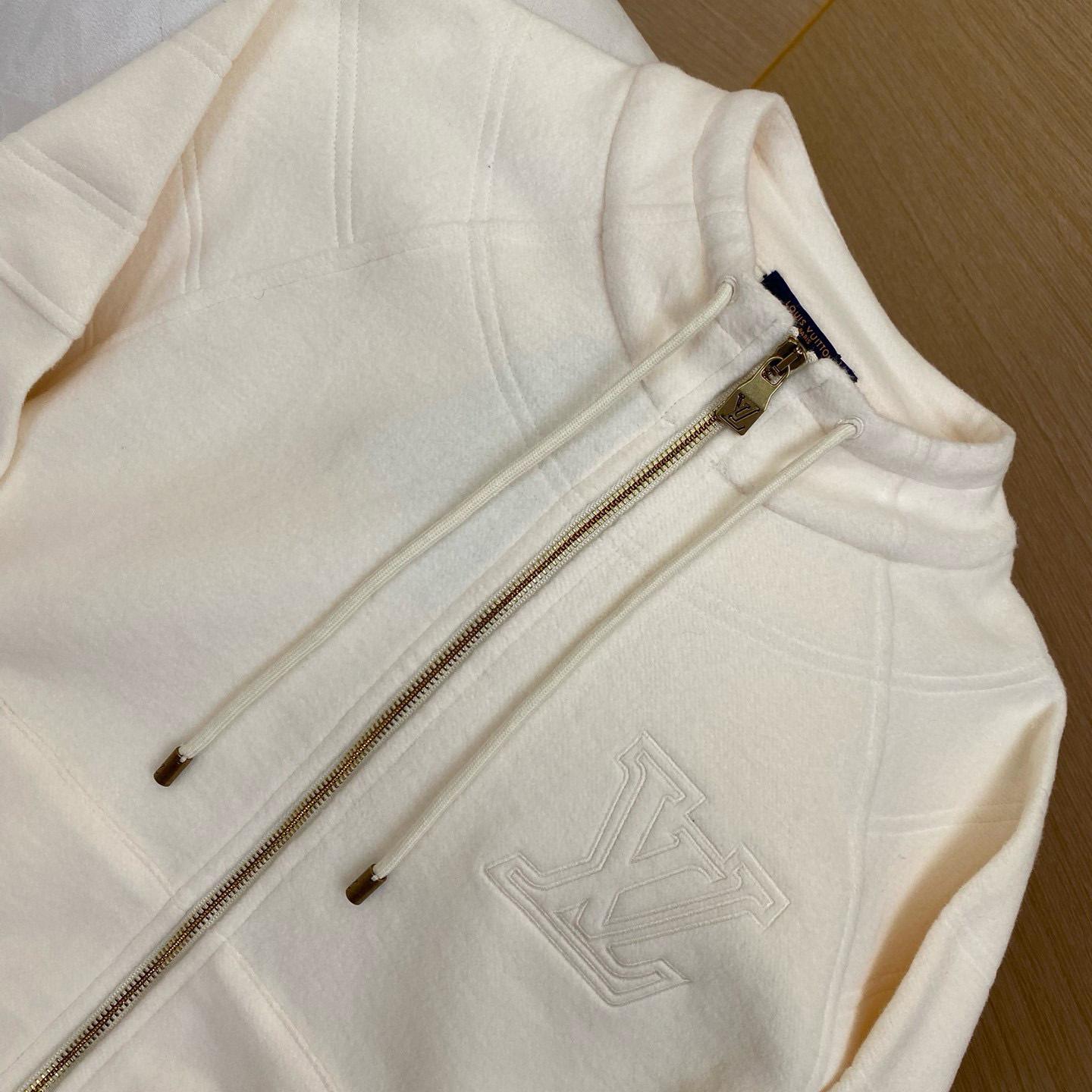 Louis Vuitton Quilted Textured Wool Blouson   1AGJXF - DesignerGu
