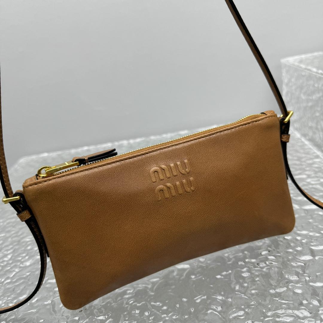 Miu Miu Nappa Leather Mini Pouch - 