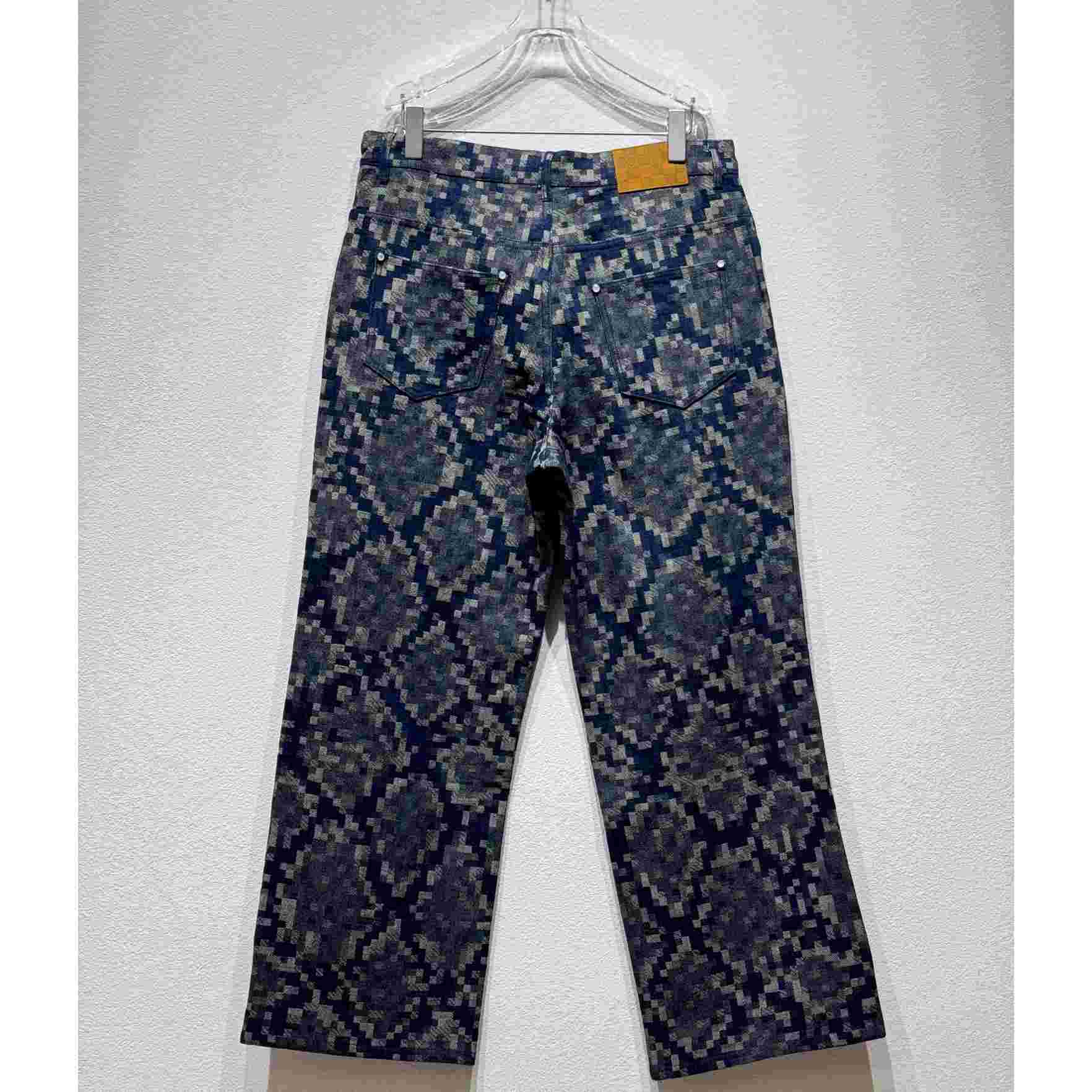 Louis Vuitton Graphic Denim Skate Pants   - DesignerGu