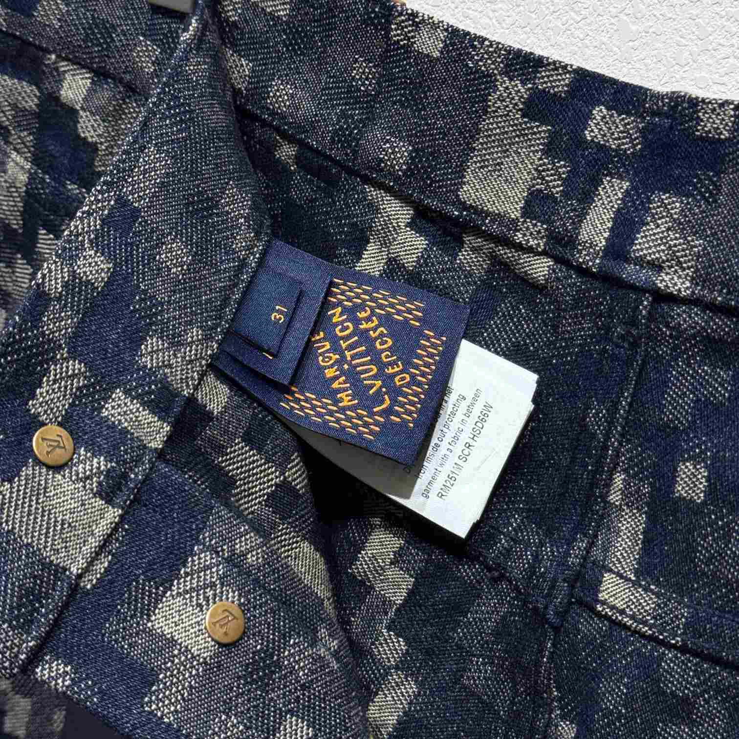 Louis Vuitton Graphic Denim Skate Pants   - DesignerGu