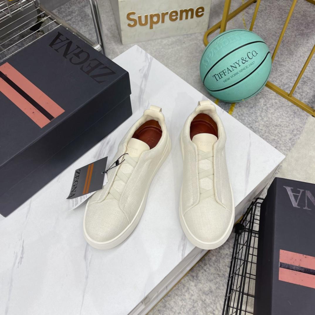 Zegna Triple Stitch Sneakers - DesignerGu