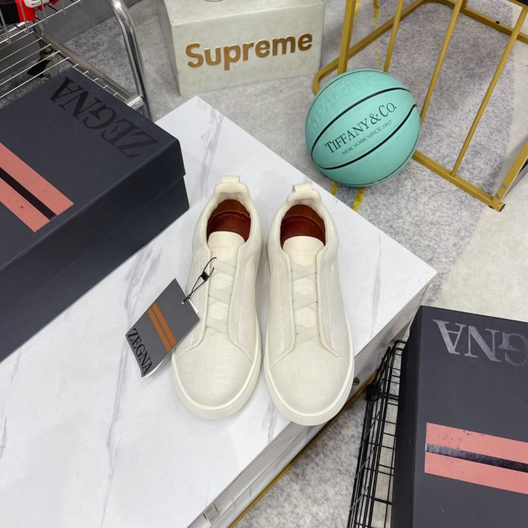 Zegna Triple Stitch Sneakers - DesignerGu