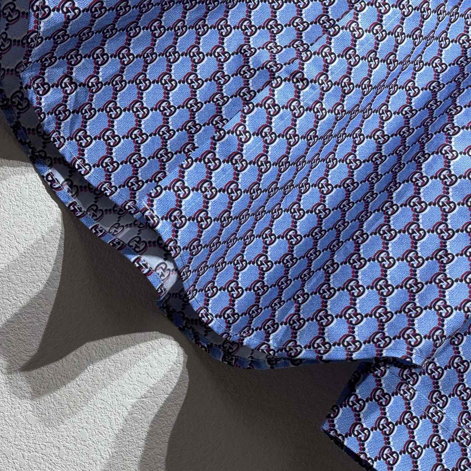 Gucci Printed Cotton Shirt - DesignerGu