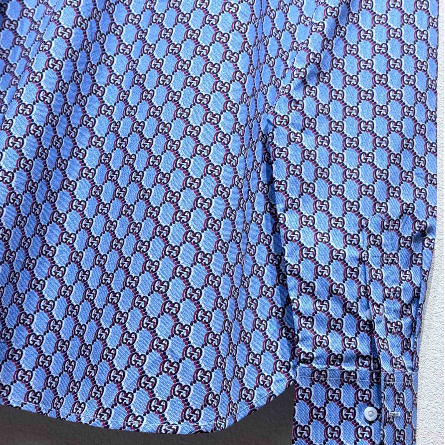 Gucci Printed Cotton Shirt - DesignerGu
