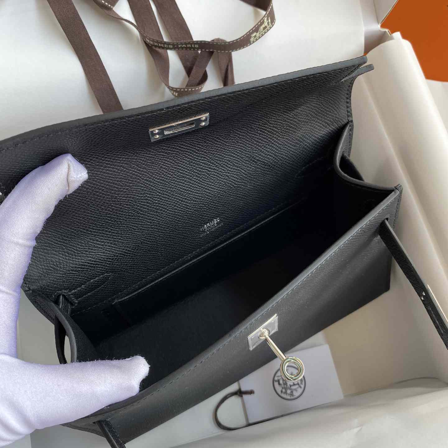 Hermes Kelly 22cm Epsom   - DesignerGu