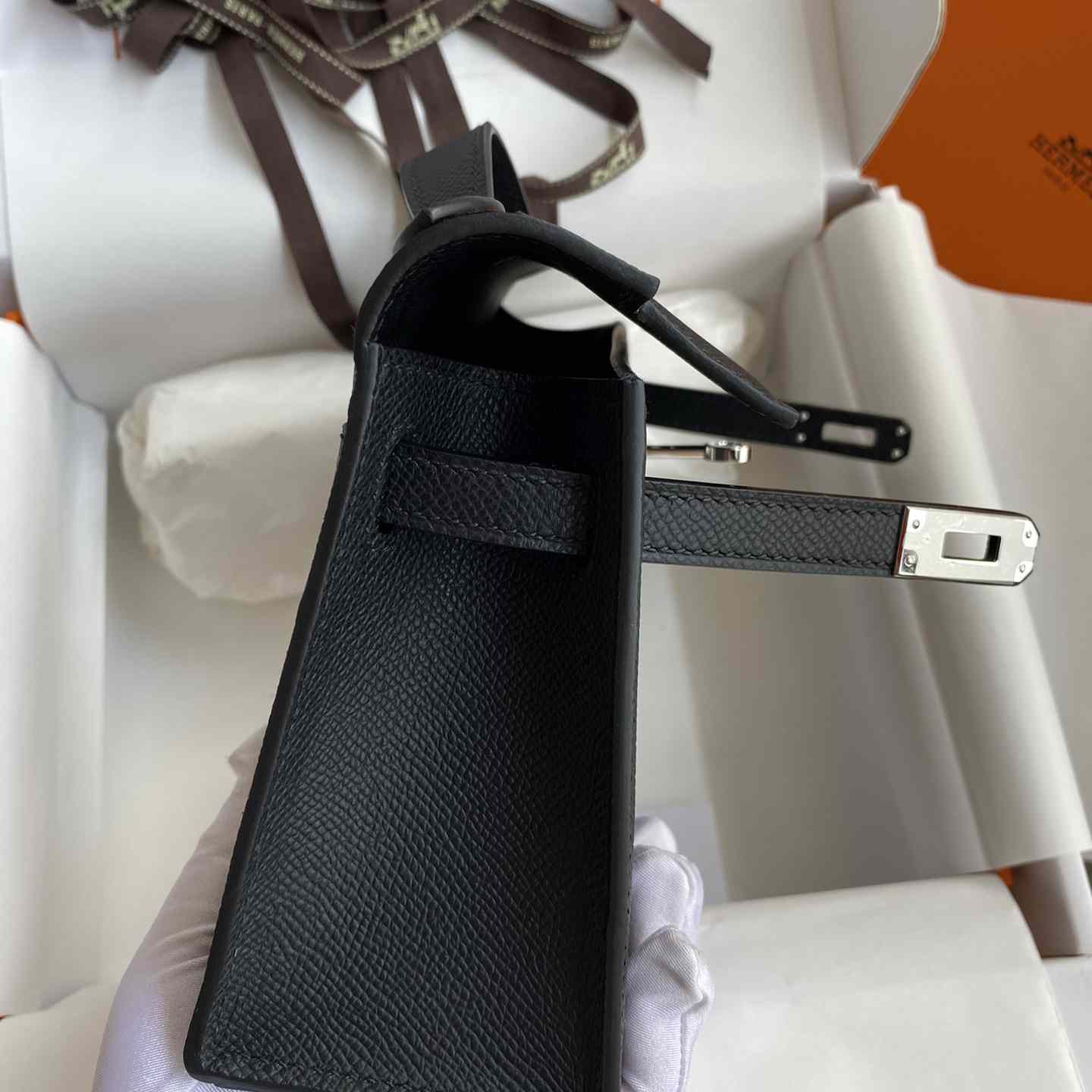 Hermes Kelly 22cm Epsom   - DesignerGu