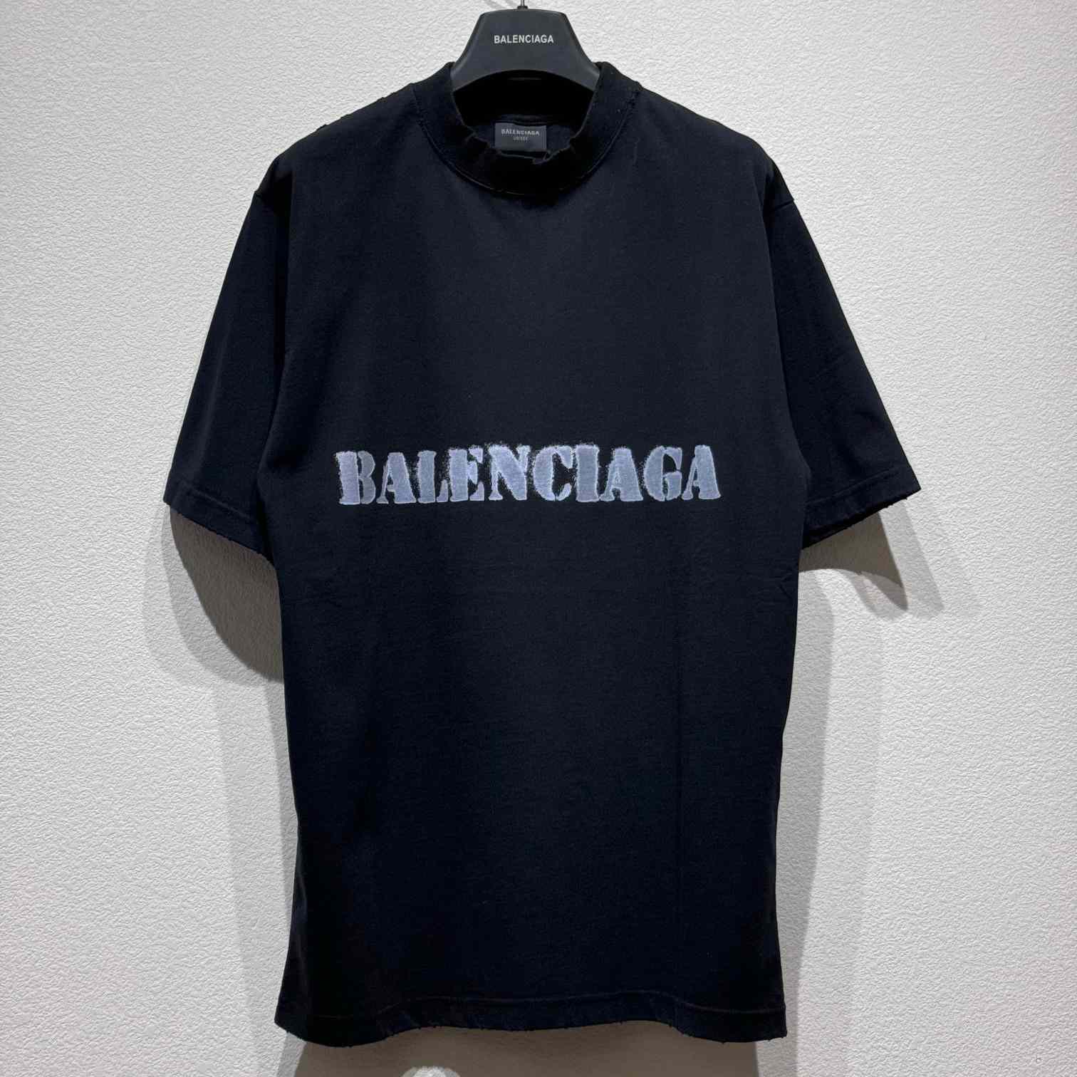 Balenciaga Stencil Type T-Shirt - DesignerGu