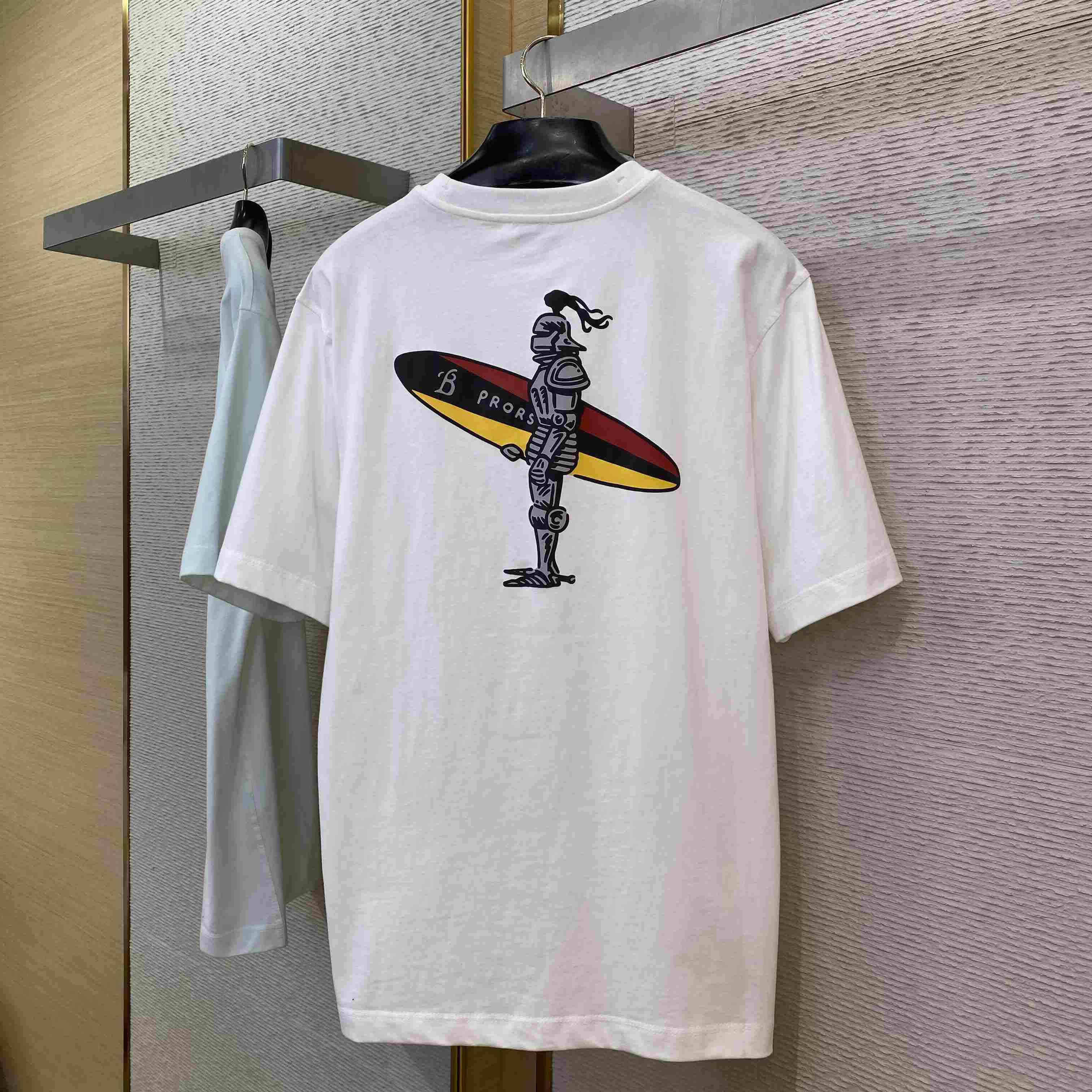 Burberry Surfer Knight Cotton T-shirt - DesignerGu