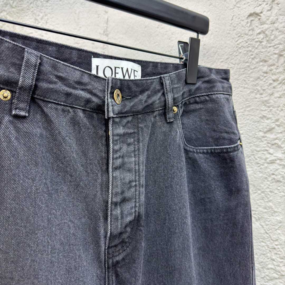 Loewe Anagram Baggy Jeans In Denim - DesignerGu