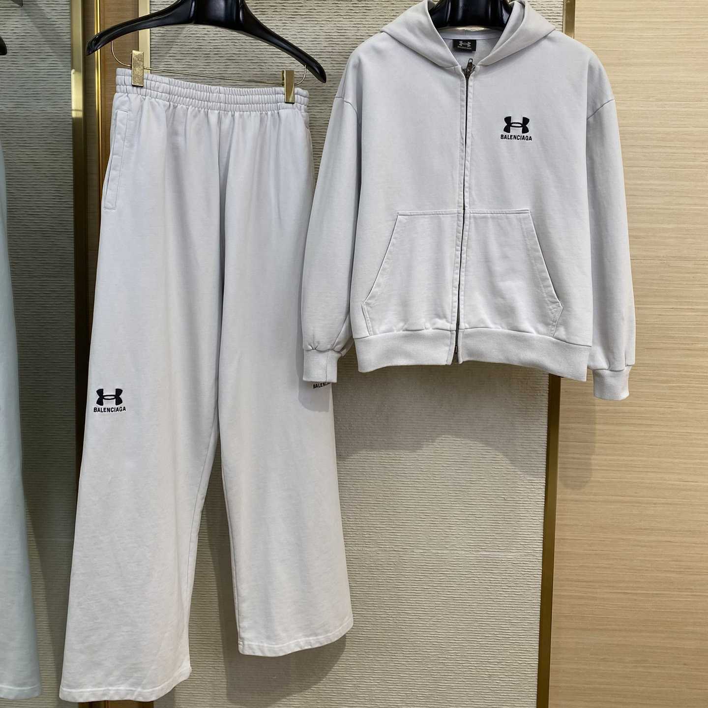 Balenciaga Under Armour® Zip-Up Hoodie And Sweatpants  - DesignerGu