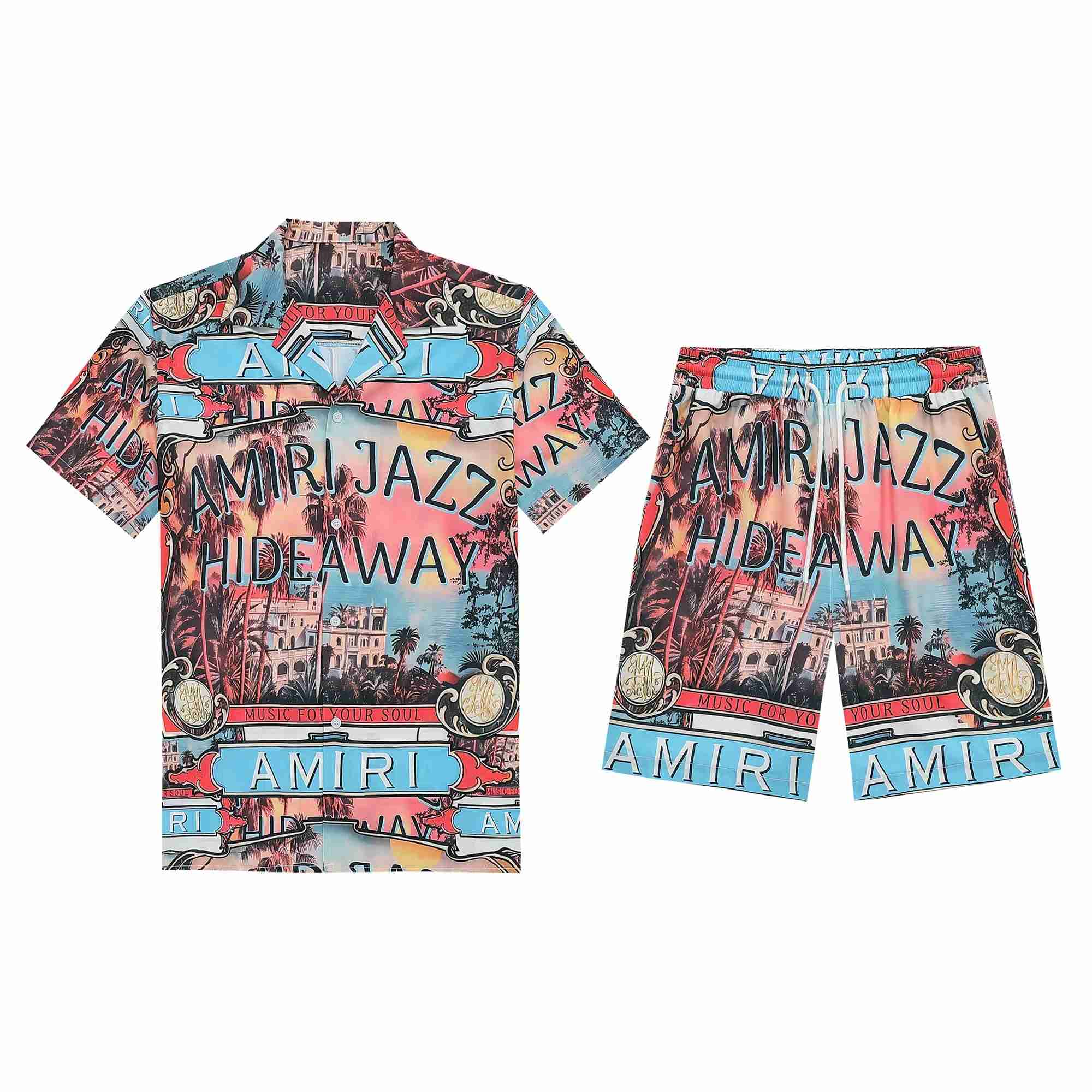 Amiri Shirt & Shorts - DesignerGu
