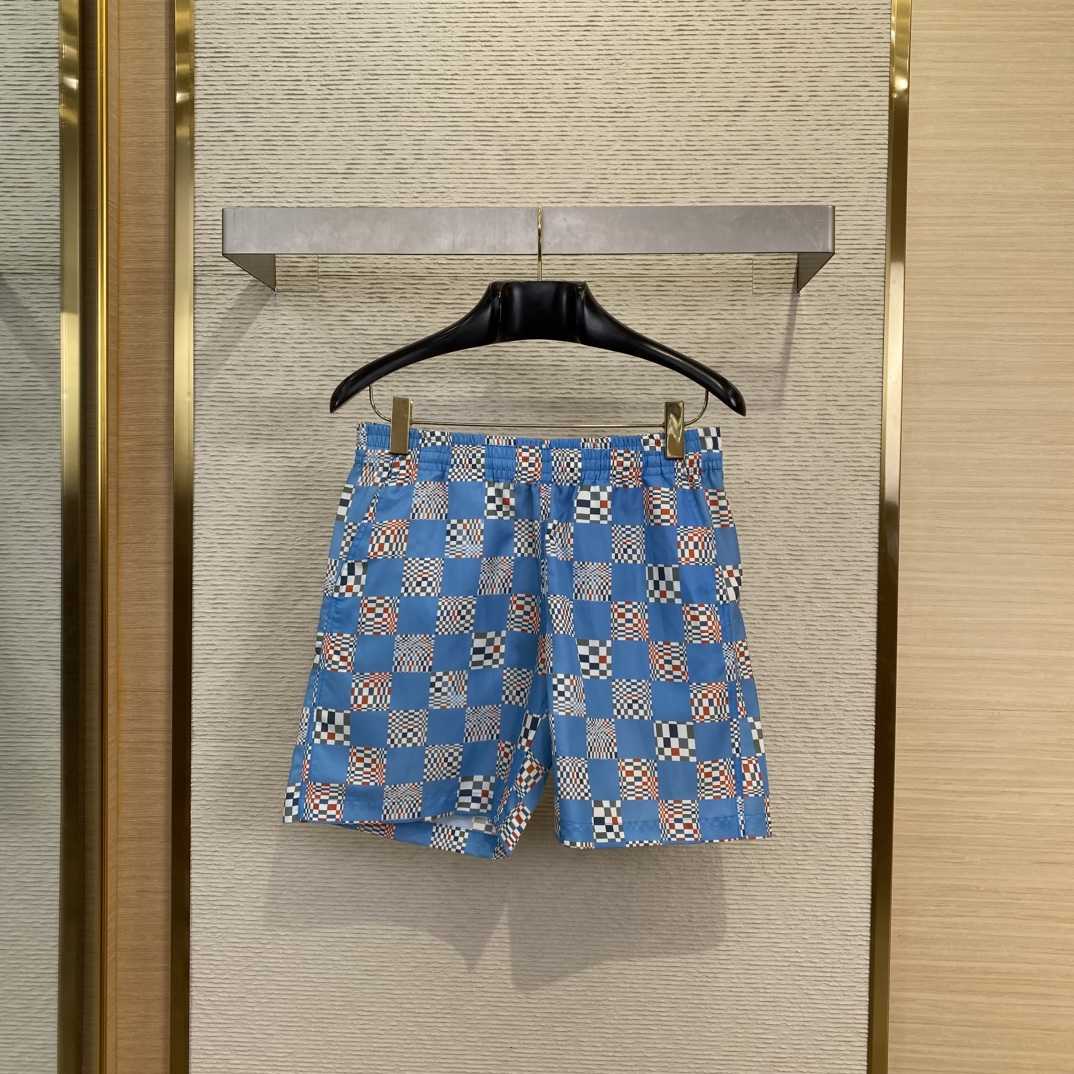 Louis Vuitton × Virgil Abloh Damier Swim Shorts - DesignerGu