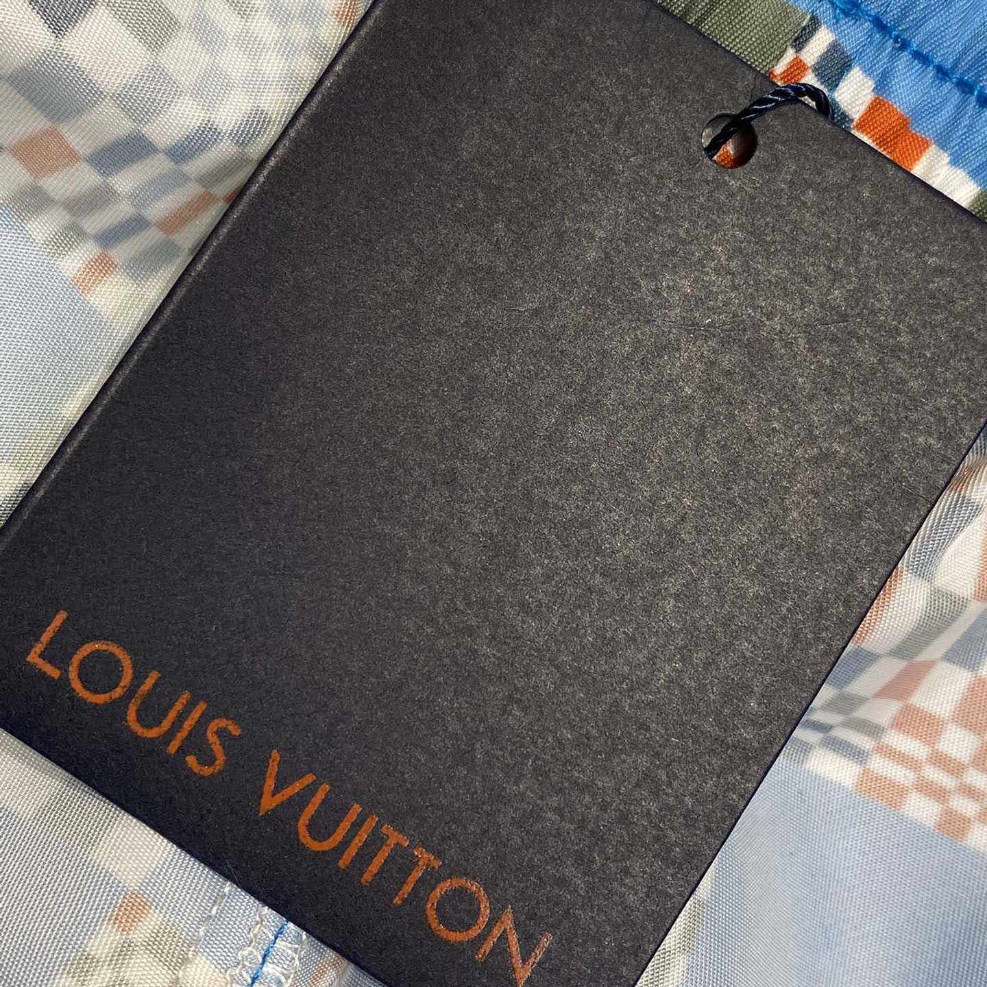 Louis Vuitton × Virgil Abloh Damier Swim Shorts - DesignerGu