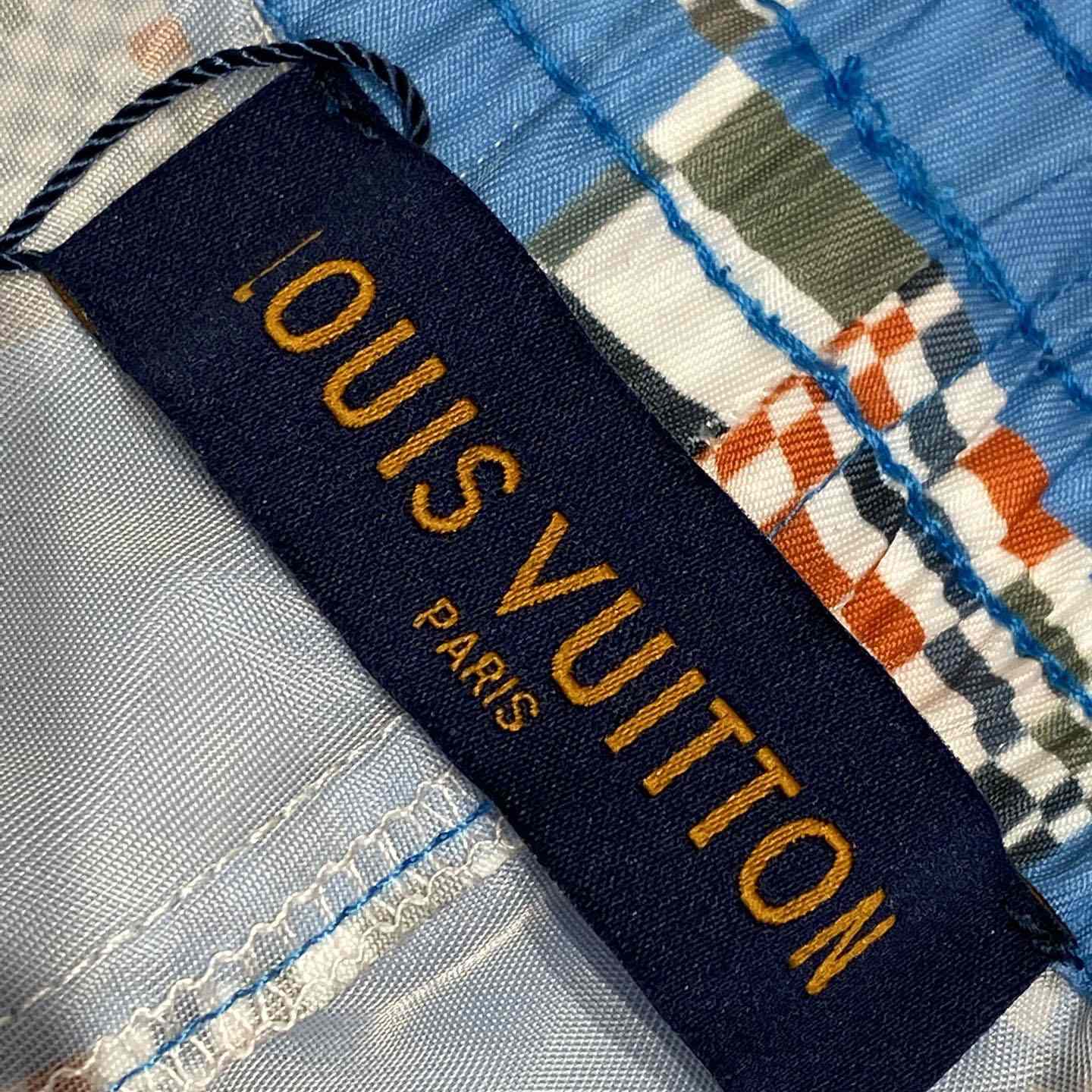 Louis Vuitton × Virgil Abloh Damier Swim Shorts - DesignerGu