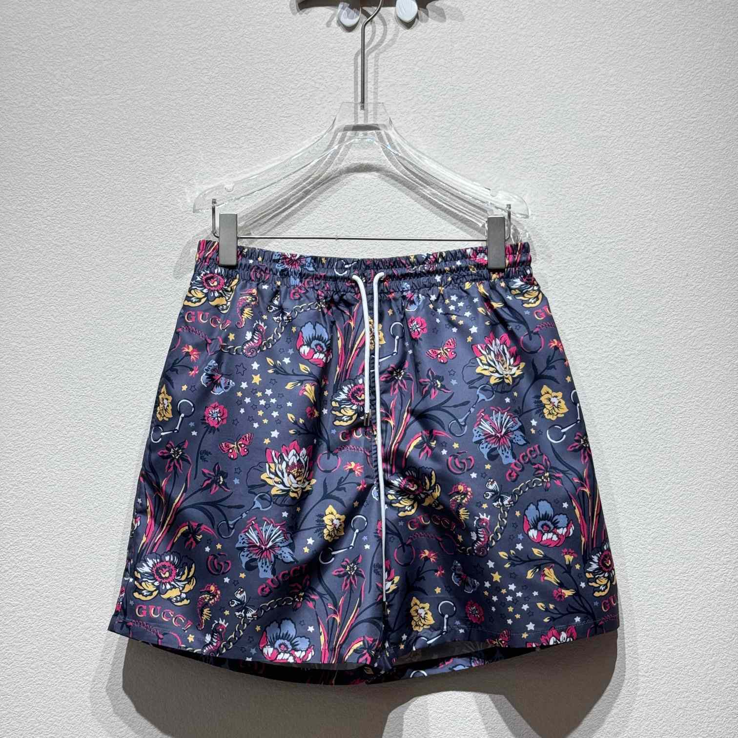 Gucci Punk Floral-print Cotton Poplin Shorts - DesignerGu