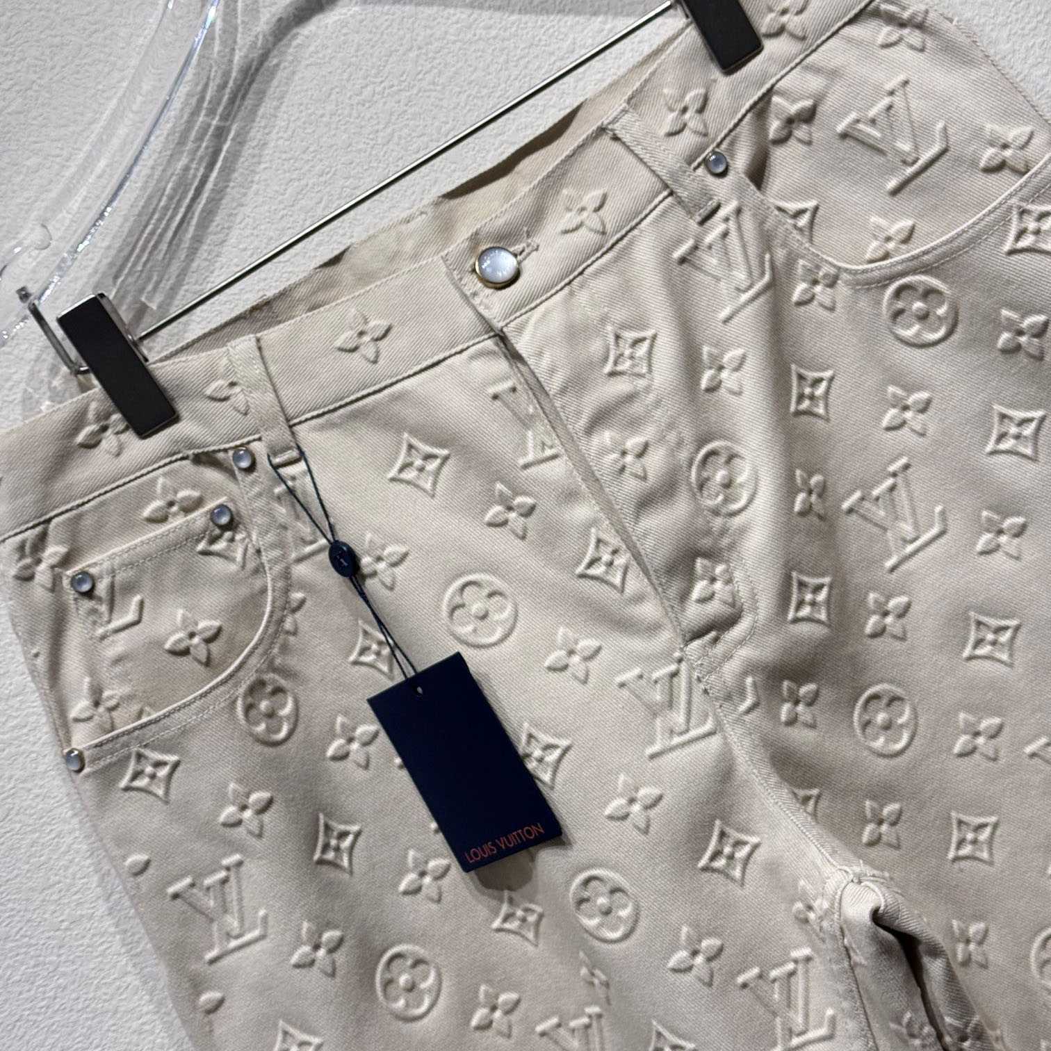 Louis Vuitton Monogram Embossed Skate Pants    - DesignerGu