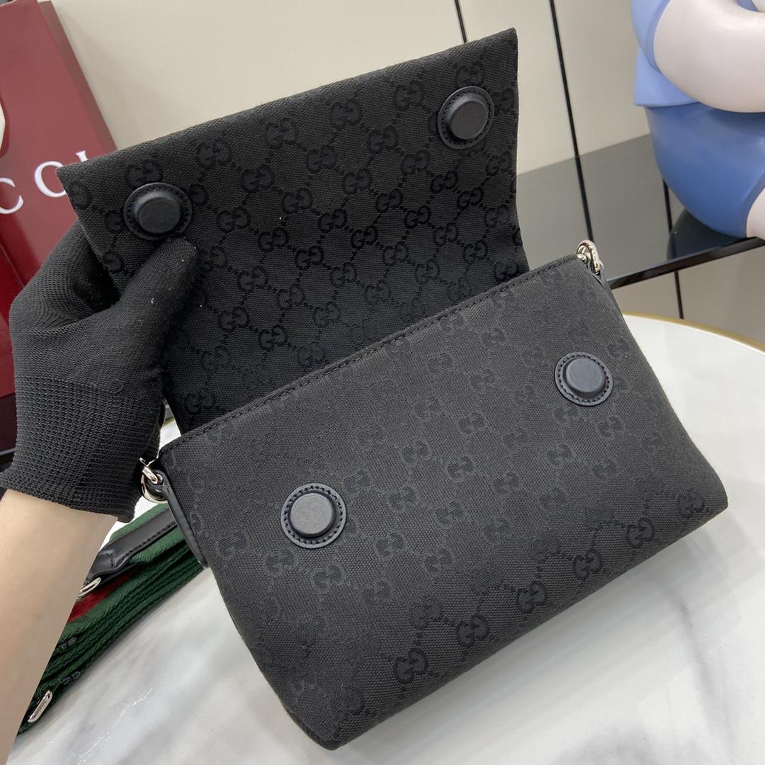 Gucci Small GG Crossbody Bag With Web - 