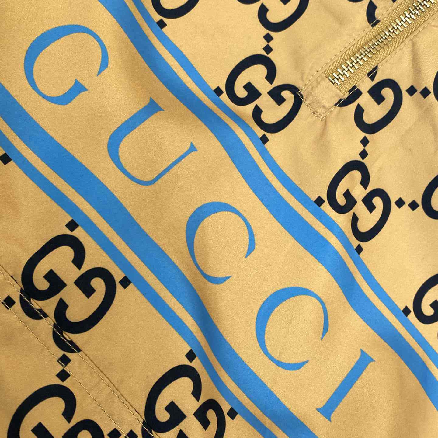 Gucci Men's GG Monogram Logo Hooded Jacket - 