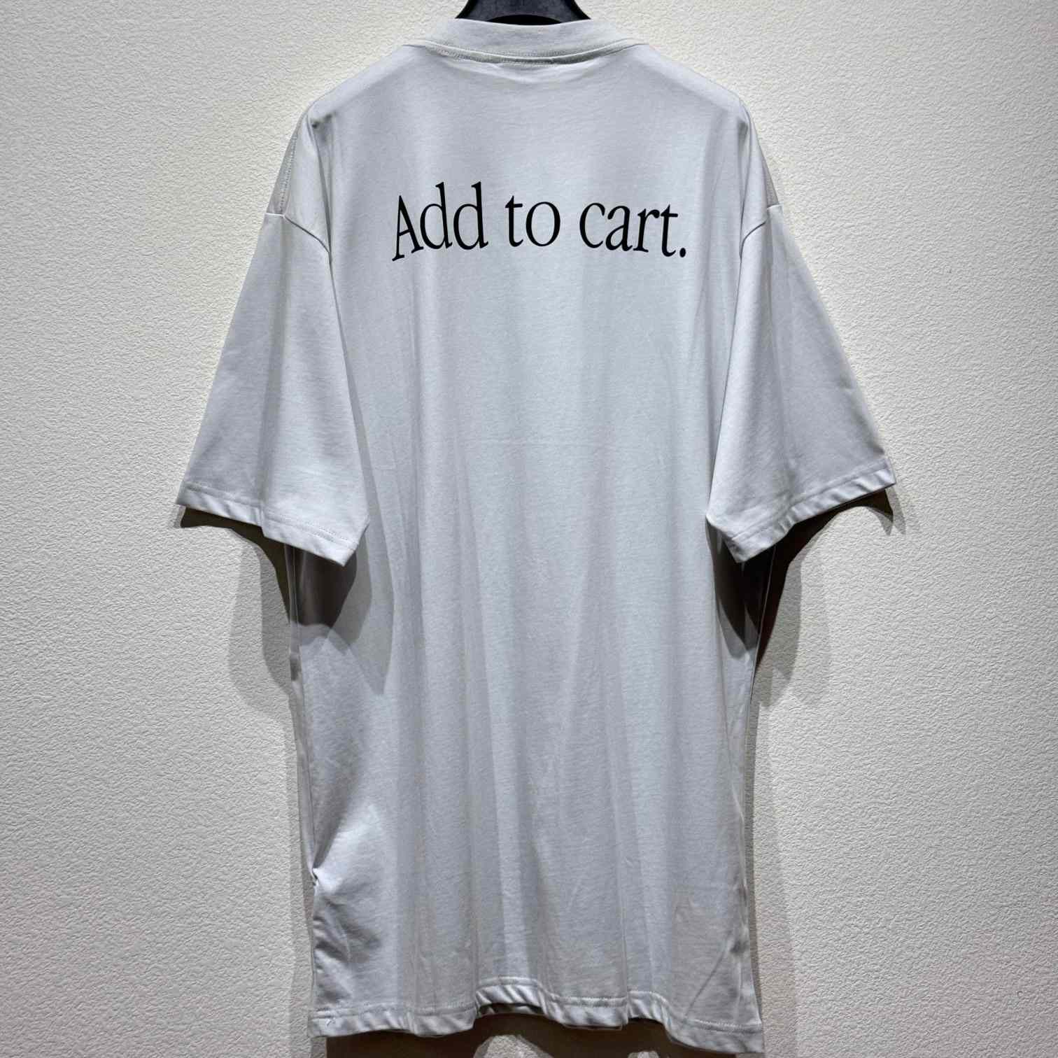 Balenciaga Basketball Sneaker T-Shirt Oversized In Dirty White Dry Jersey - DesignerGu