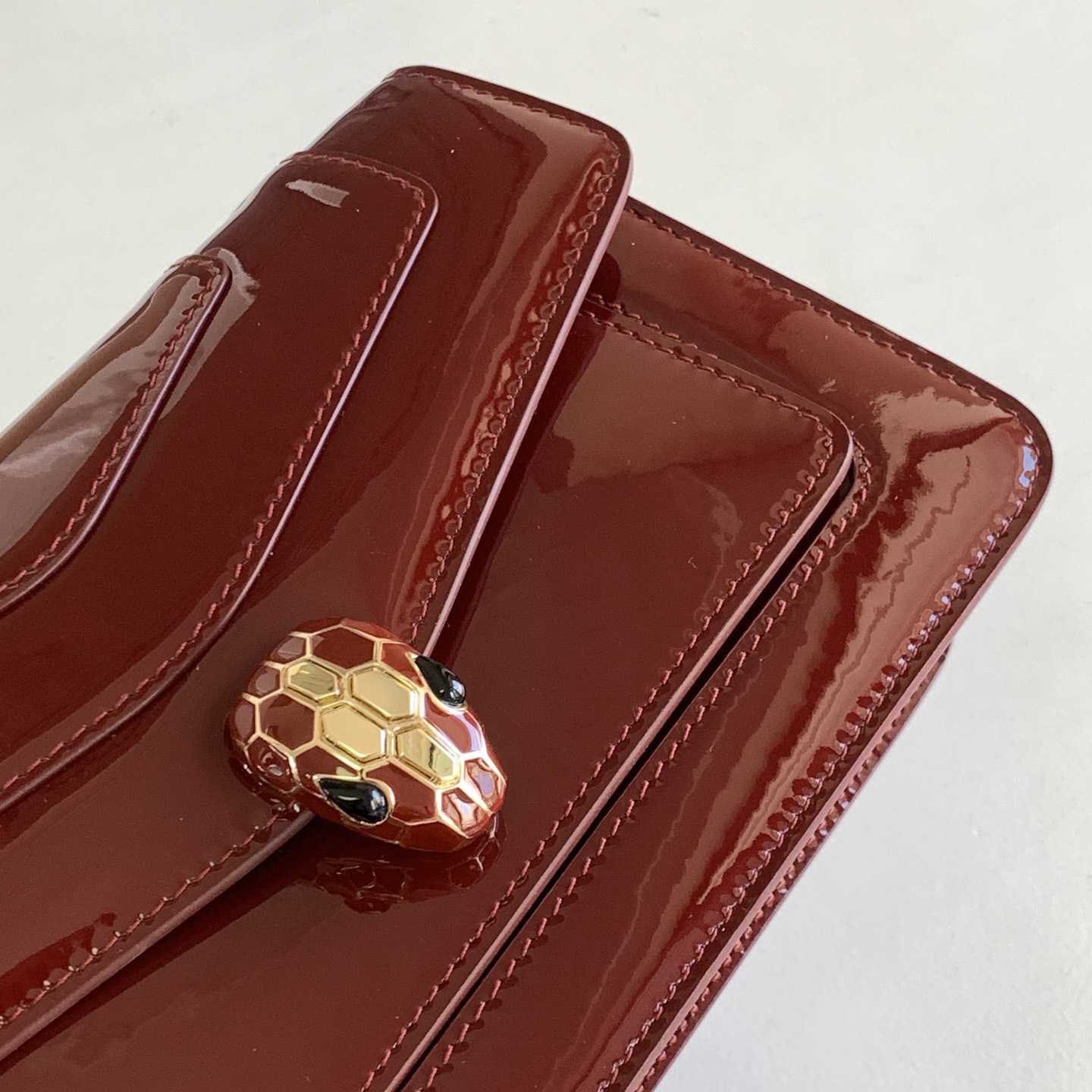 Bvlgari Serpenti Forever Shoulder Bag  22*15*4.5Cm - DesignerGu