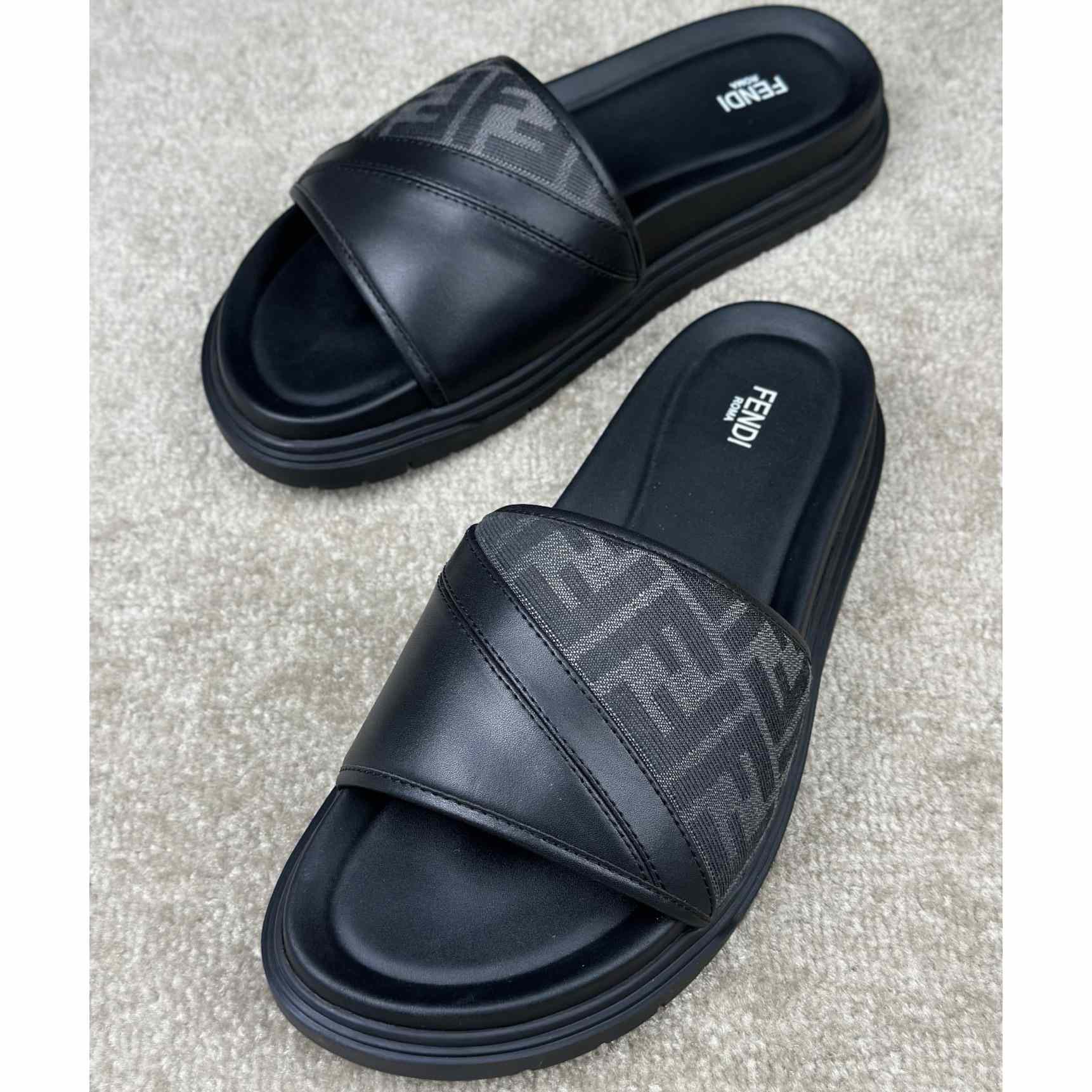 Fendi Diagonal Slides  - 