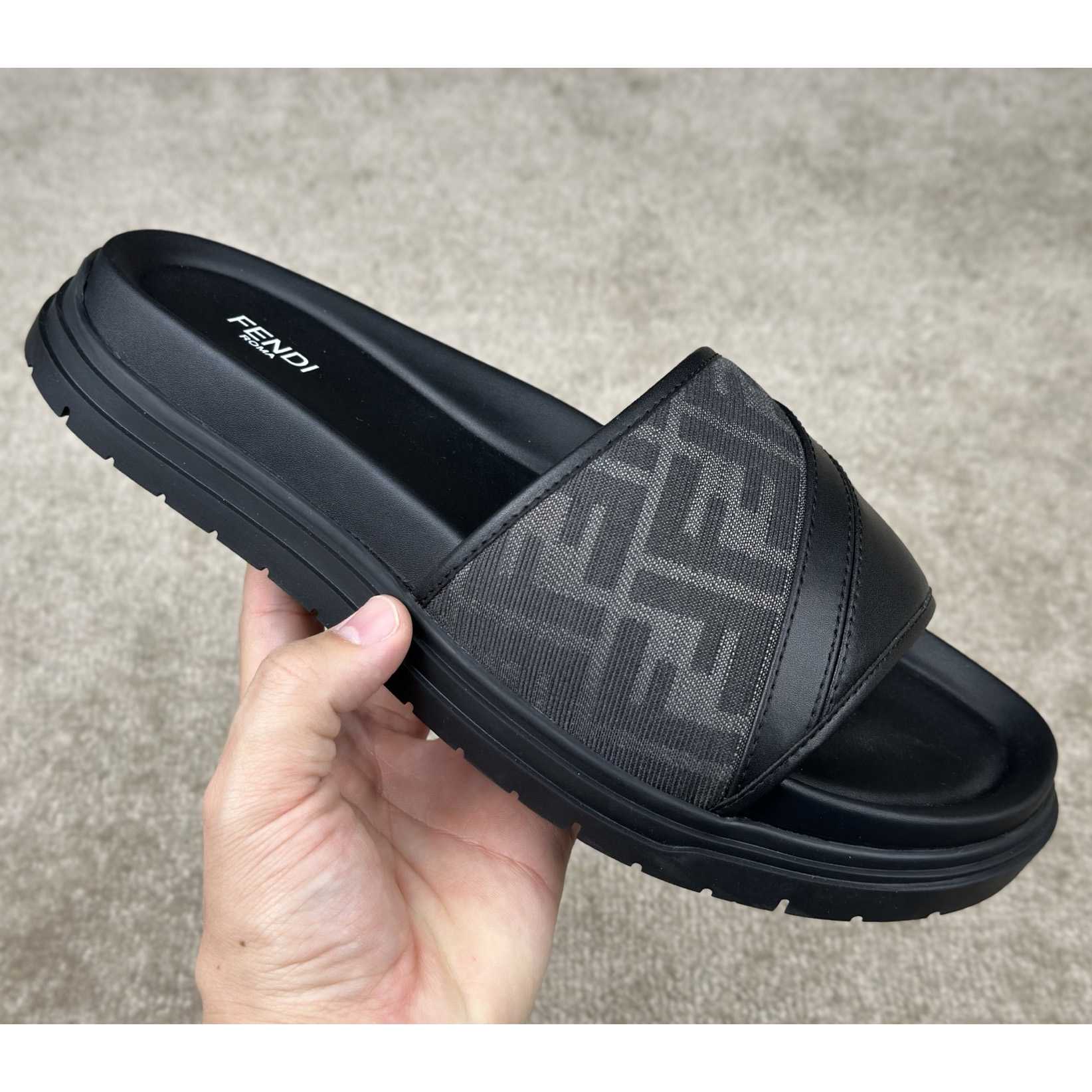 Fendi Diagonal Slides  - 