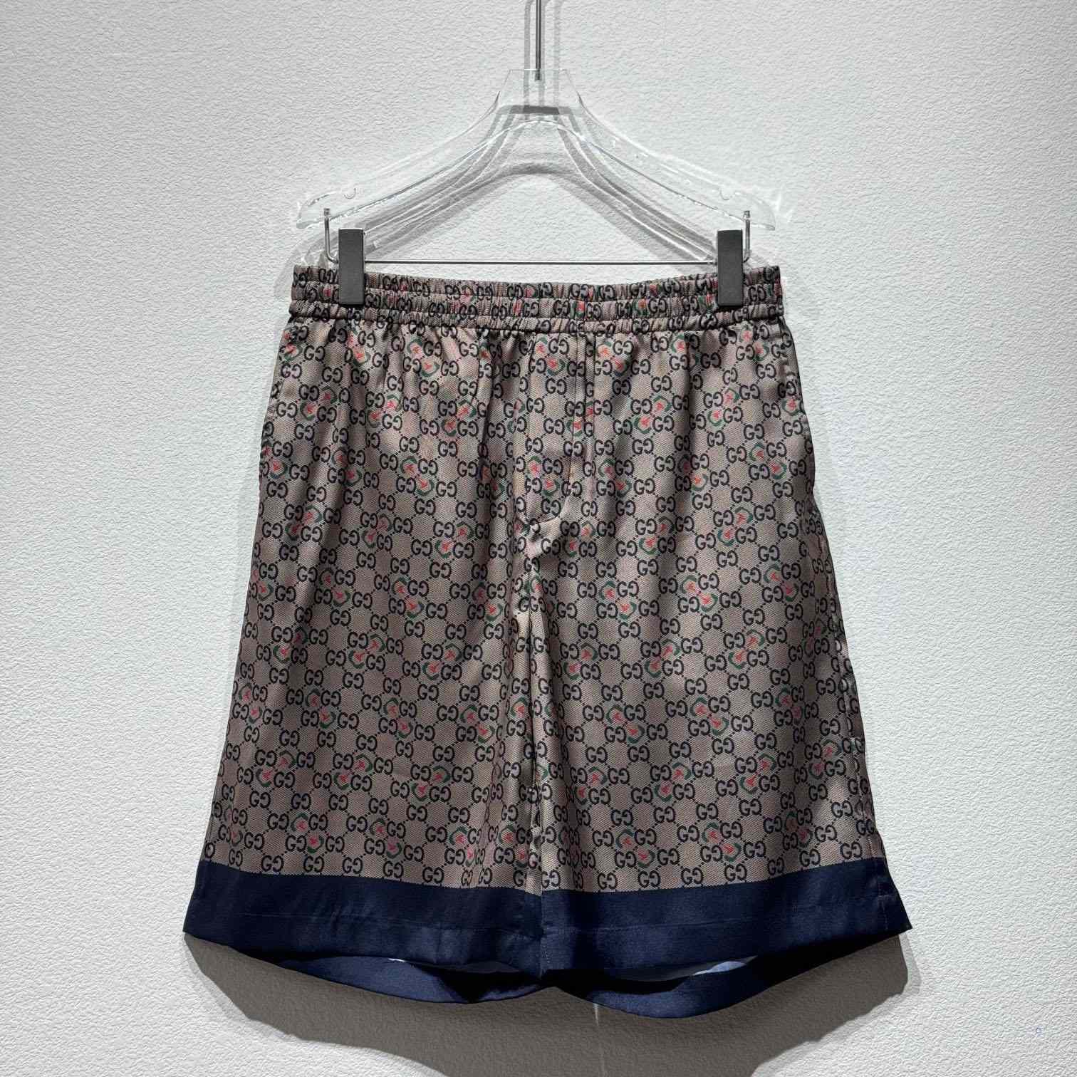 Gucci Printed Poplin Tech Shorts - DesignerGu