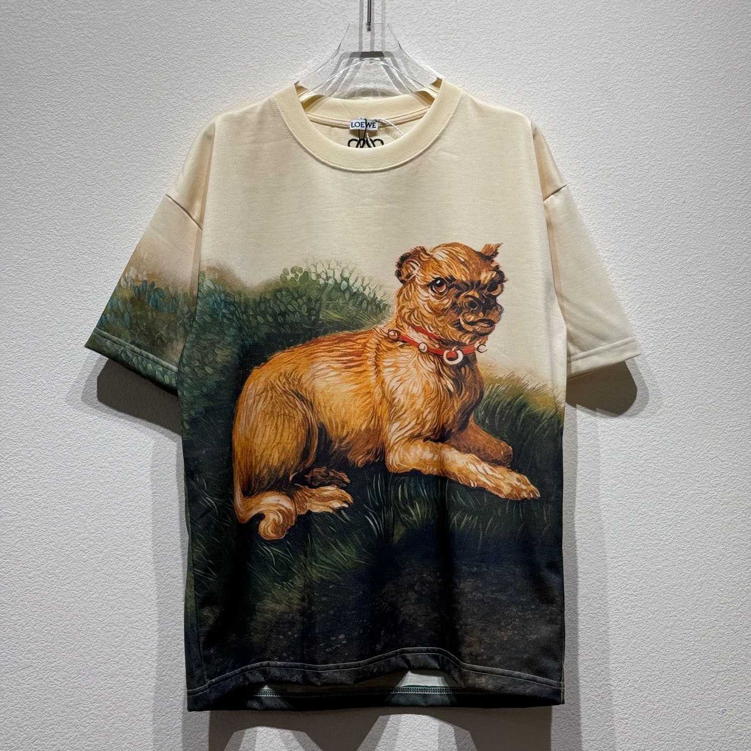 Loewe Brussels Griffon-print T-shirt - DesignerGu