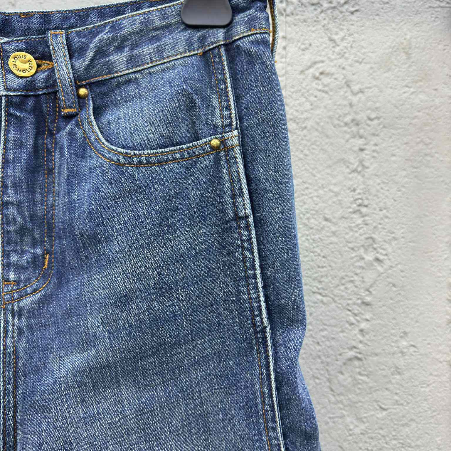 Louis Vuitton Jeans Denim Wave Wavy - DesignerGu
